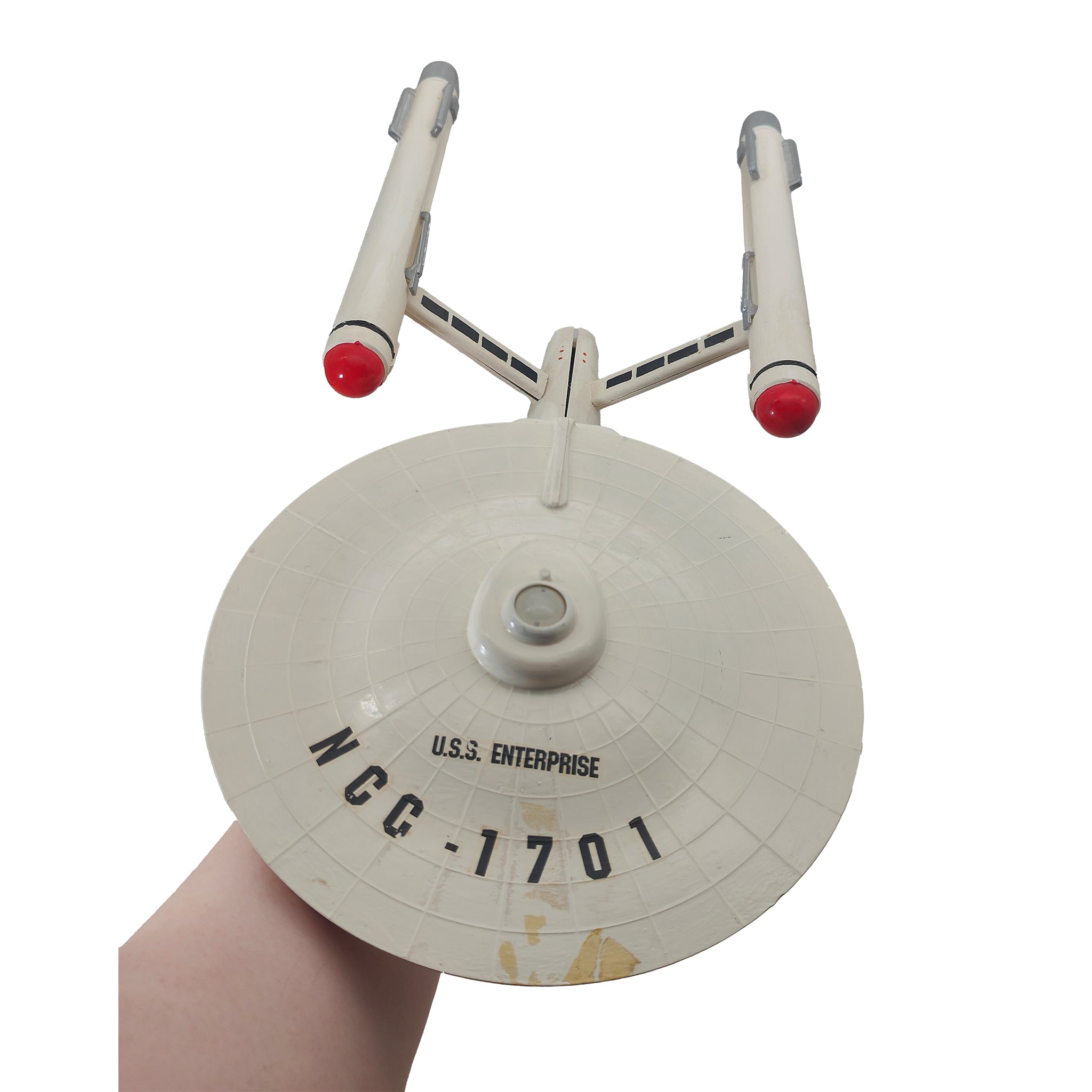 Star Trek USS Enterprise NCC 1701 Plastic Model Kit Built – TV Icons & Heroes, Vintage Brands, 38 cm, pre-owned collector piece, Uncanny Collectibles Dublin Ireland
