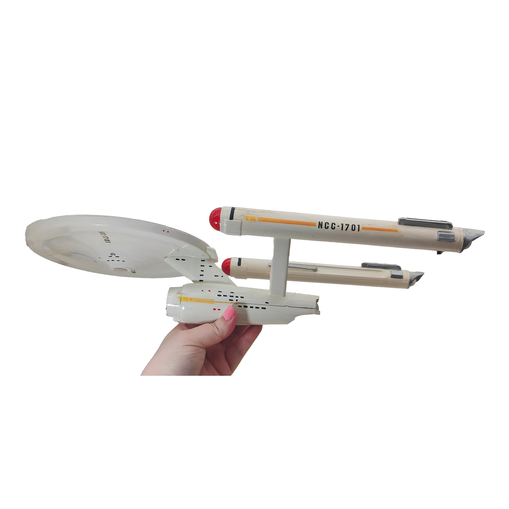 Star Trek USS Enterprise NCC 1701 Plastic Model Kit Built – TV Icons & Heroes, Vintage Brands, 38 cm, pre-owned collector piece, Uncanny Collectibles Dublin Ireland