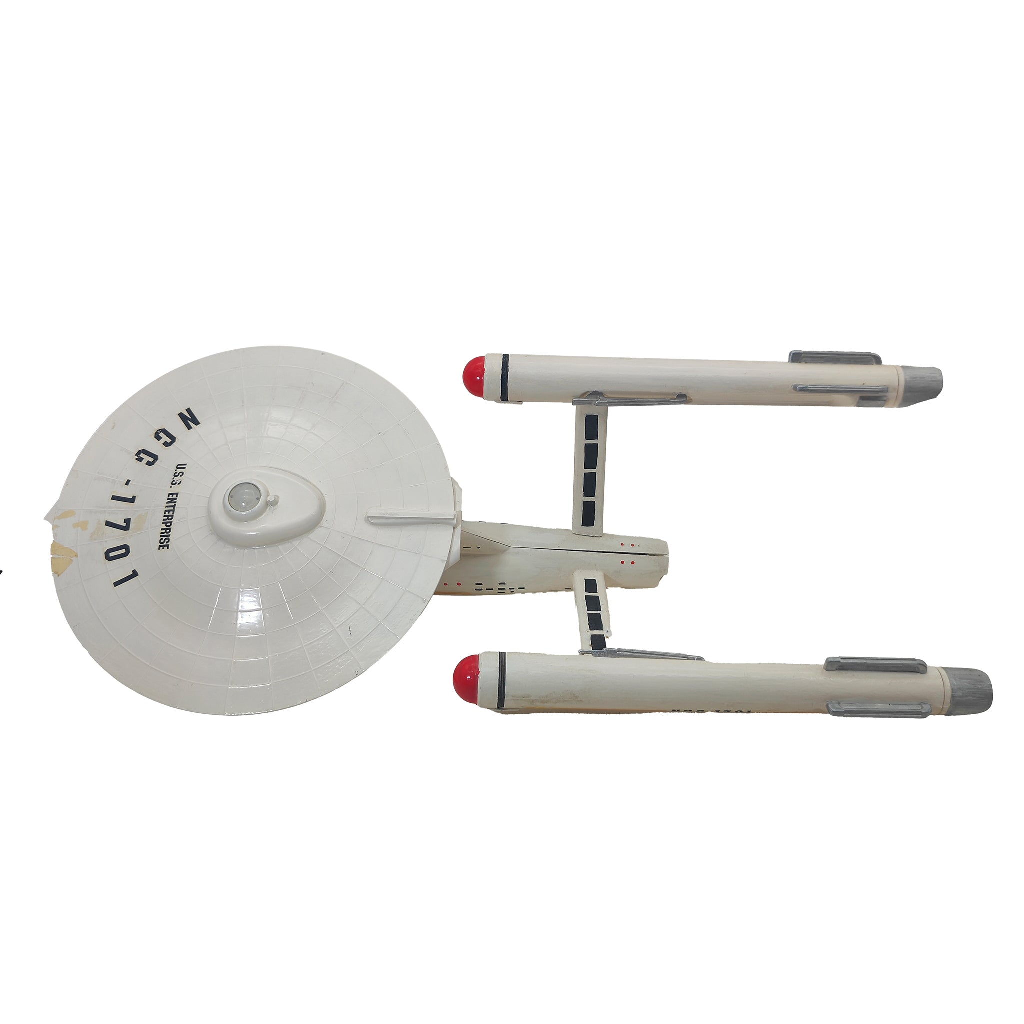 Star Trek USS Enterprise NCC 1701 Plastic Model Kit Built – TV Icons & Heroes, Vintage Brands, 38 cm, pre-owned collector piece, Uncanny Collectibles Dublin Ireland