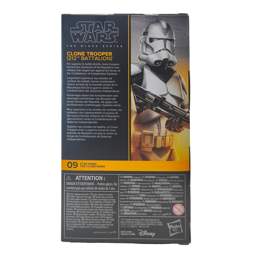 Star Wars 212th Battalion Clone Trooper Black Series Action Figure 2021