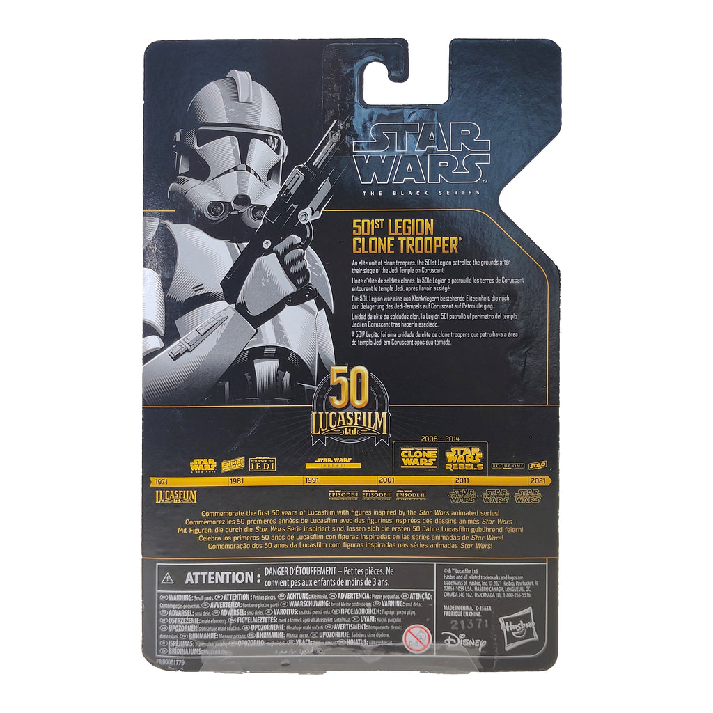 Star Wars 501st Legion Clone Trooper Black Series Archive Hasbro Action Figure