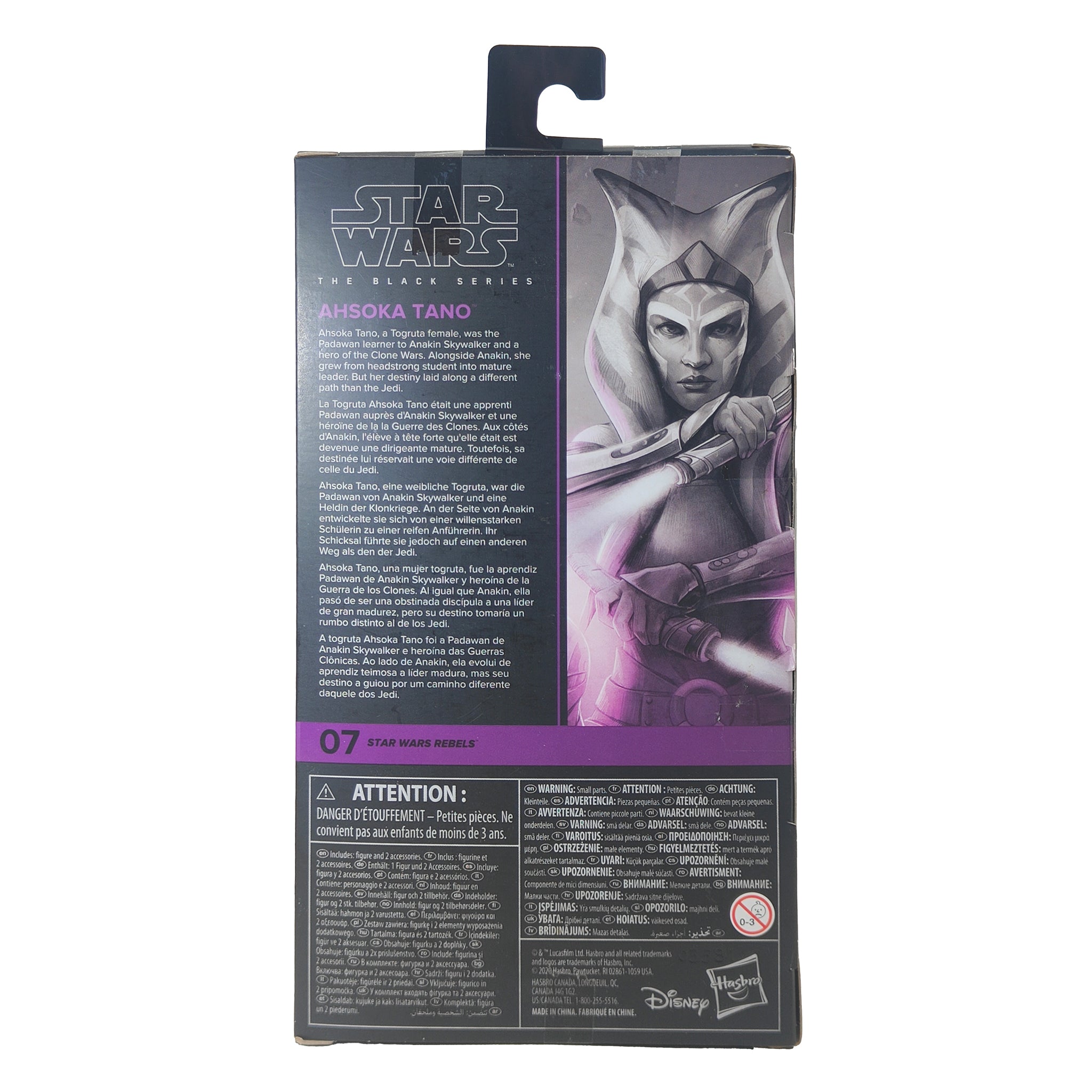 Star Wars Ahsoka Tano Rebels Black Series Action Figure 2020