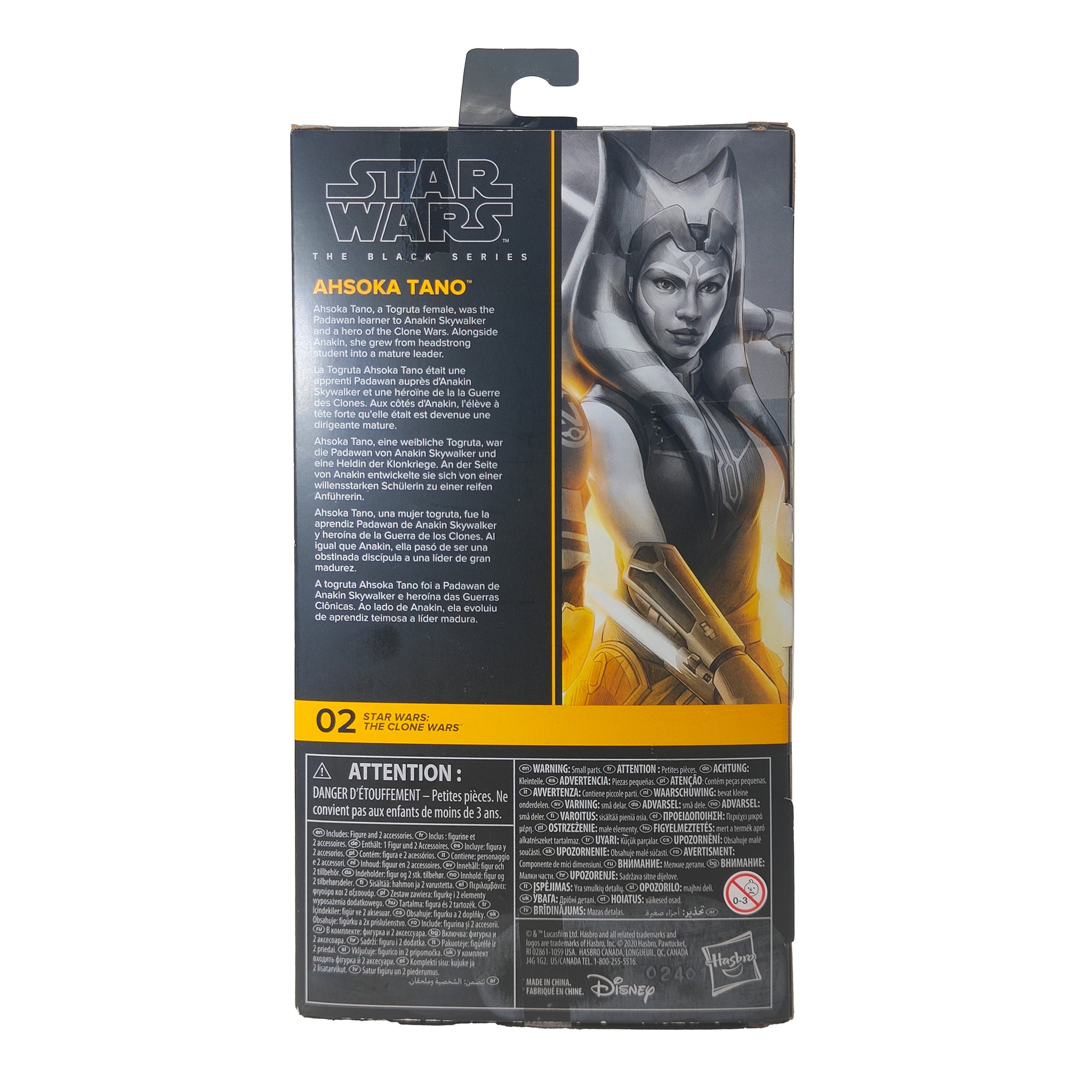 Star Wars Ahsoka Tano The Clone Wars Black Series Action Figure 2020