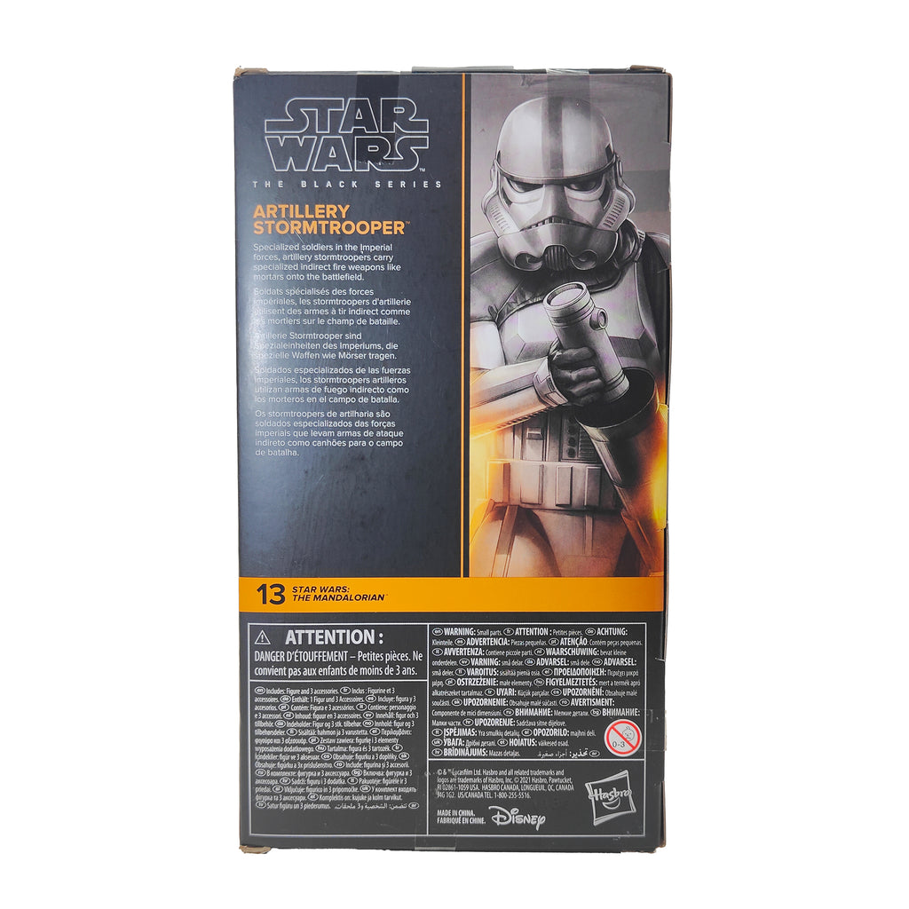 Star Wars Artillery Stormtrooper Mandalorian Black Series Action Figure 2022