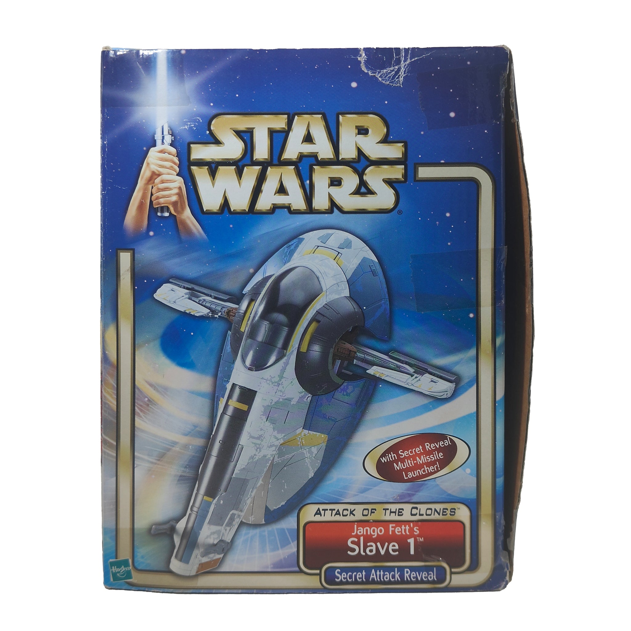 Star Wars Attack Of The Clones Jango Fetts Slave 1 3.75 Inch Scale Action Figure 2001 – Star Wars, Hasbro, 9.5 cm, 2001, pre-owned collector piece, Uncanny Collectibles Dublin Ireland