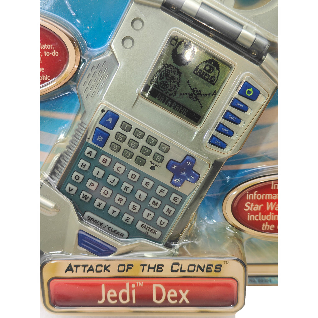 Star Wars Attack of the Clones Jedi Dex Electronic Organiser Tiger Electronics