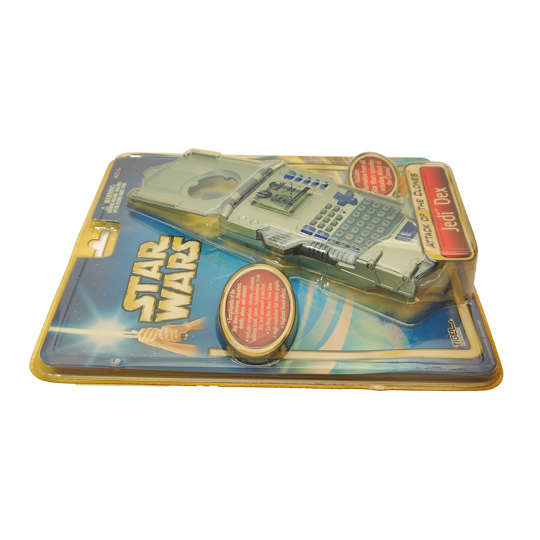 Star Wars Attack of the Clones Jedi Dex Electronic Organiser Tiger Electronics