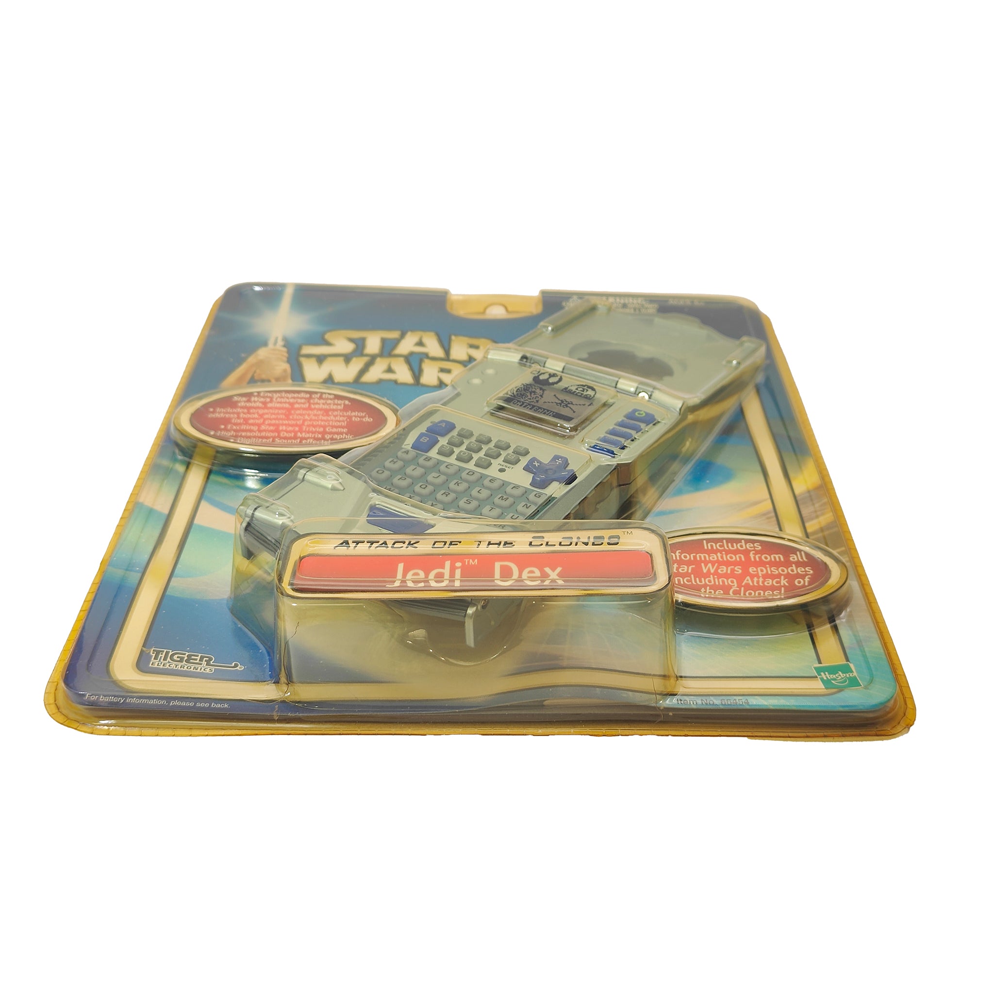 Star Wars Attack of the Clones Jedi Dex Electronic Organiser Tiger Electronics