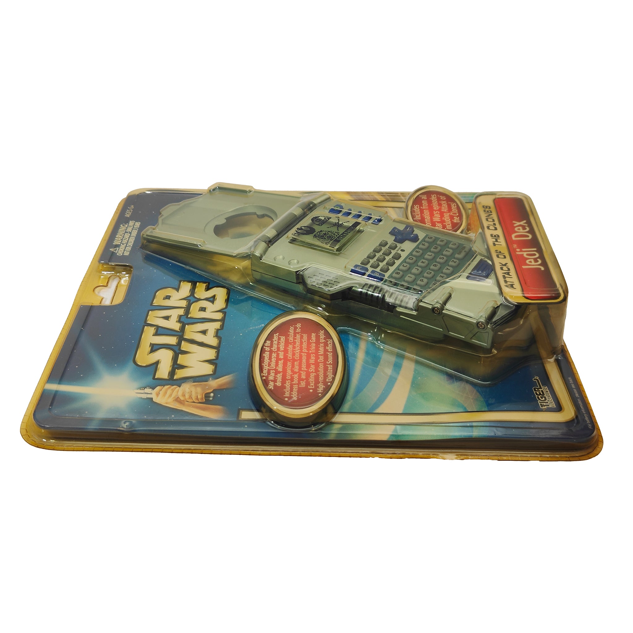 Star Wars Attack of the Clones Jedi Dex Electronic Organiser Tiger Electronics