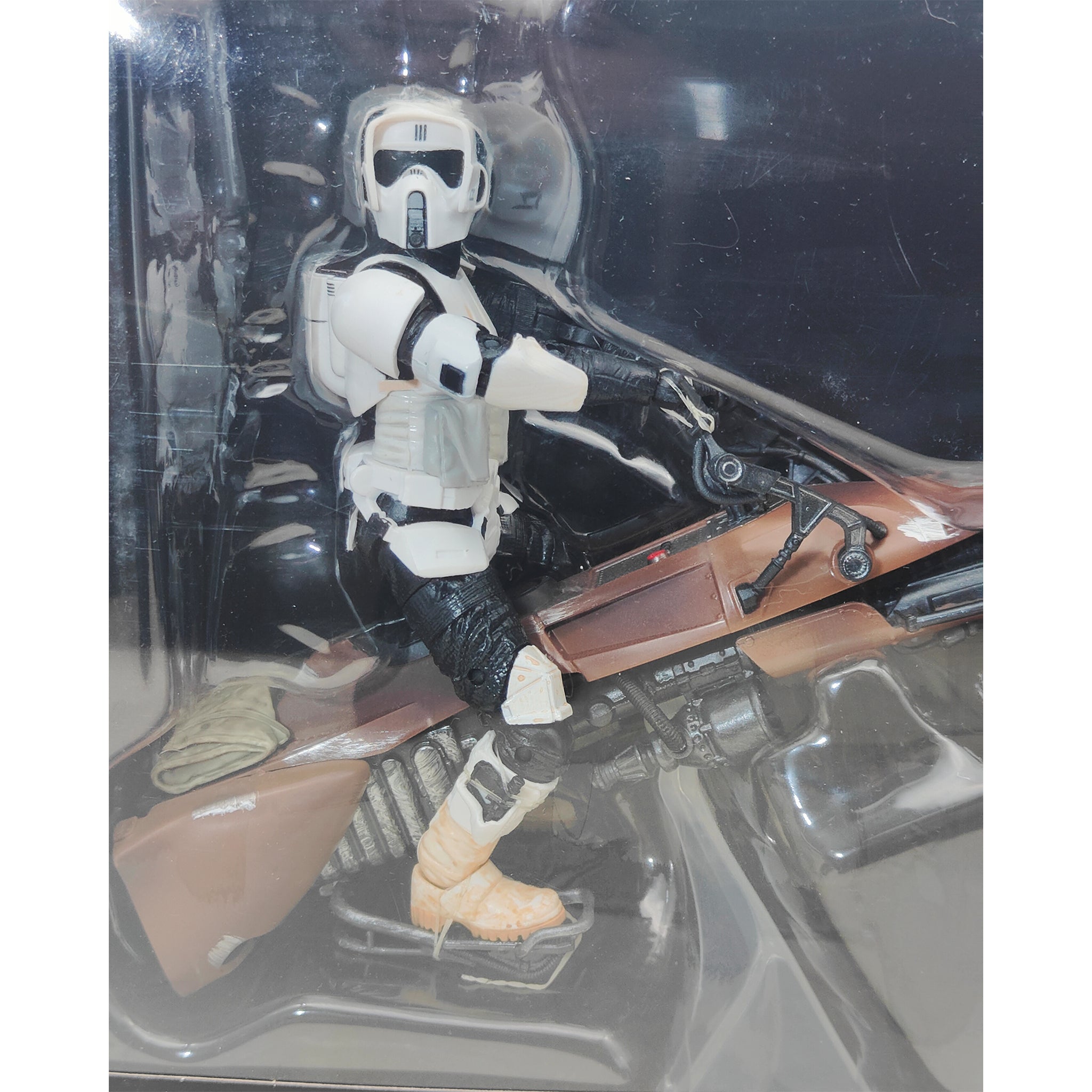 Star Wars Biker Scout and Speeder Bike Black Series Deluxe Set 2014