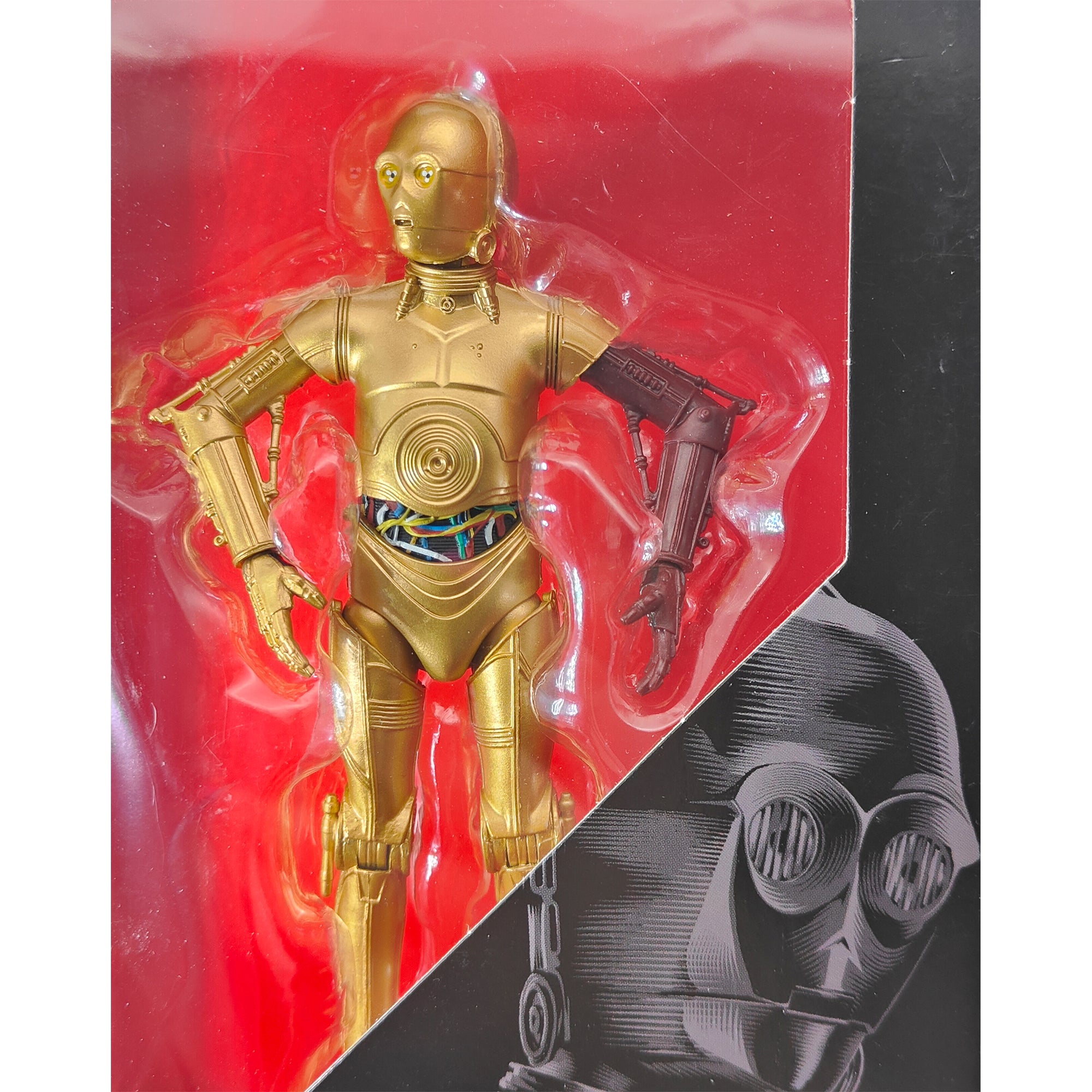Star Wars Black Series C-3PO Red Arm Resistance Base Hasbro Action Figure 2016 15cm