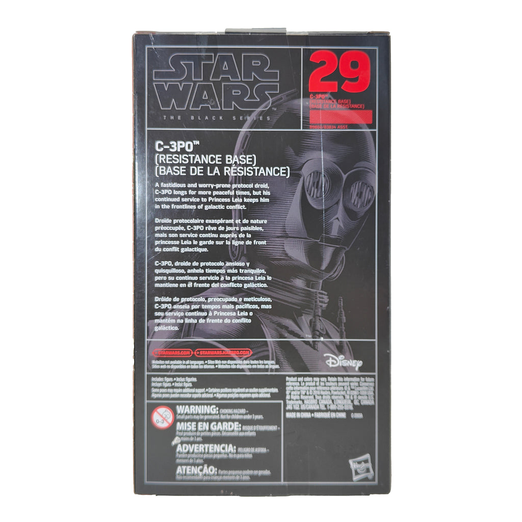 Star Wars Black Series C-3PO Red Arm Resistance Base Hasbro Action Figure 2016 15cm – Star Wars, Hasbro, 15 cm, 2016, pre-owned collector piece, Uncanny Collectibles Dublin Ireland