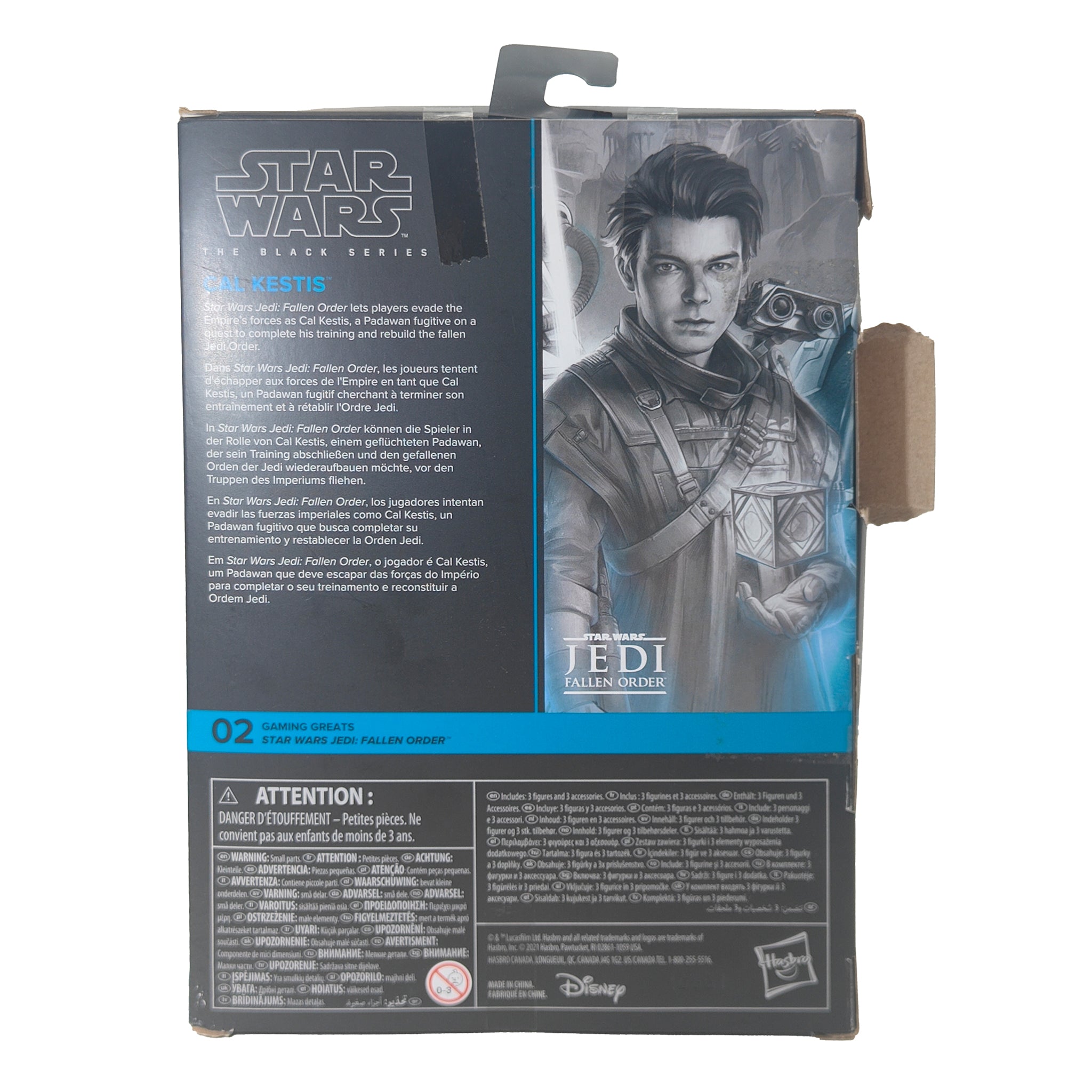 Star Wars Cal Kestis Gaming Greats Deluxe Fallen Order Black Series Figure 2021