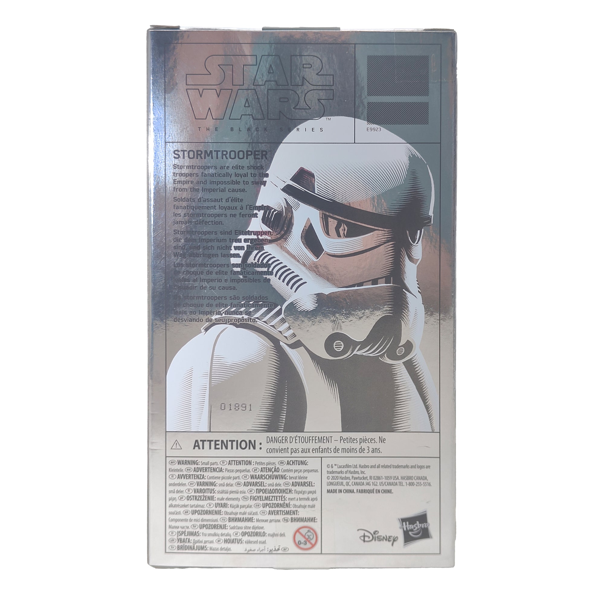Star Wars Black Series Carbonized Stromtrooper Hasbro Action Figure 2020 15cm