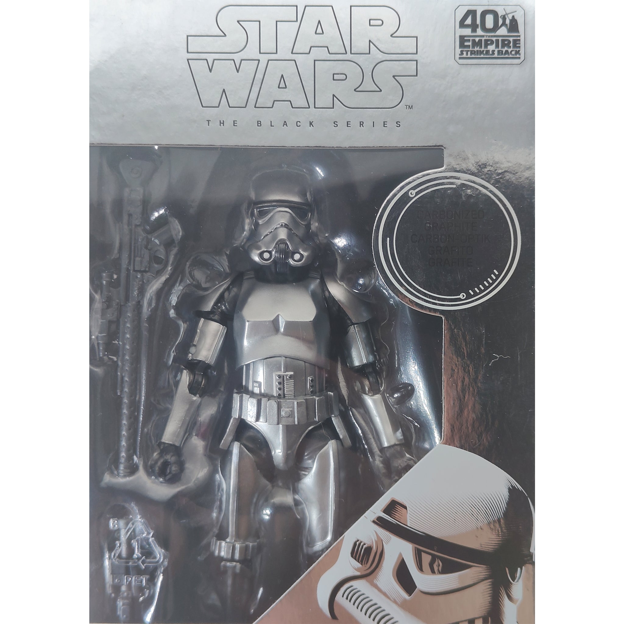 Star Wars Black Series Carbonized Stromtrooper Hasbro Action Figure 2020 15cm – Star Wars, Hasbro, 15 cm, 2020, pre-owned collector piece, Uncanny Collectibles Dublin Ireland