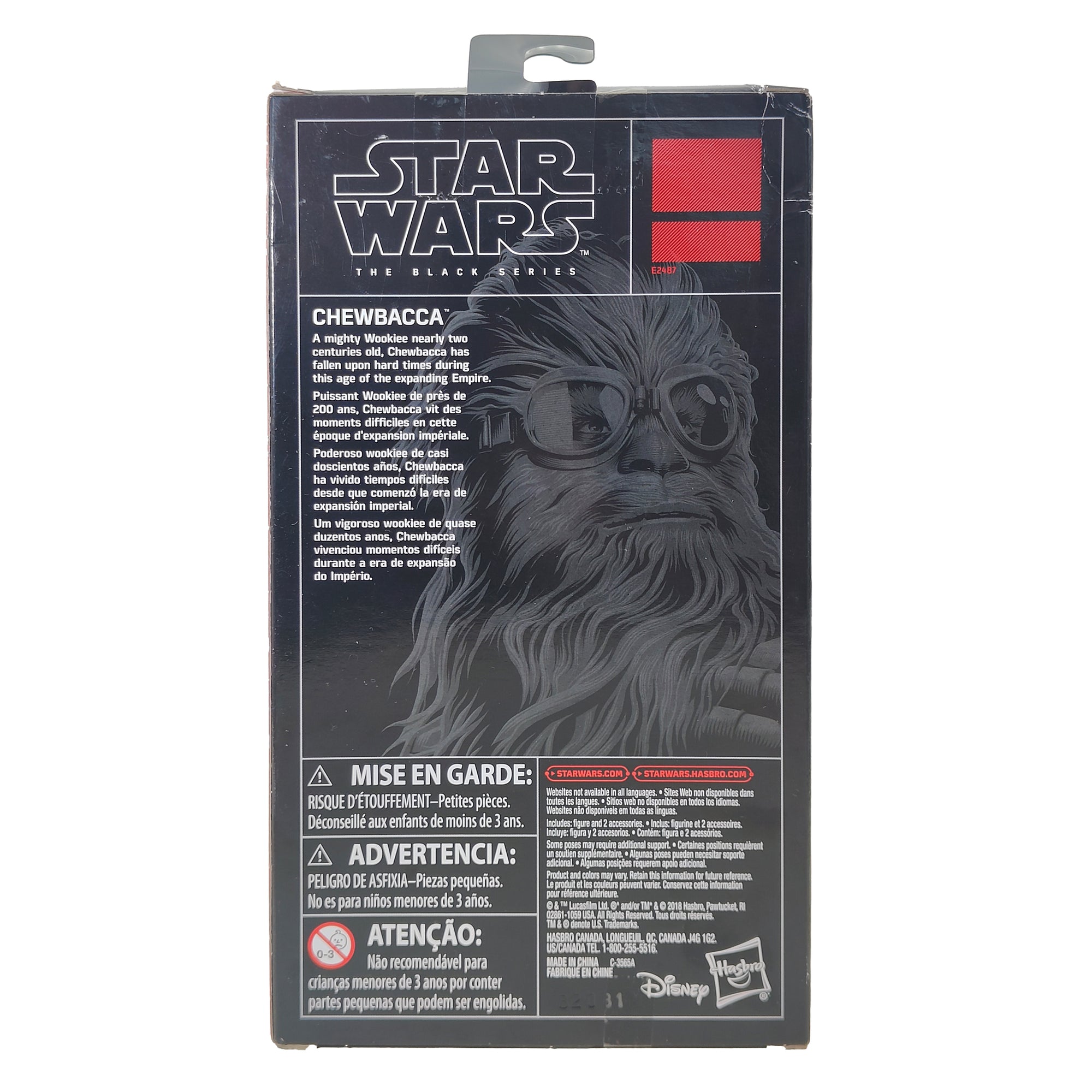 Star Wars Black Series Chewbacca With Goggles Hasbro Action Figure 2018 15cm