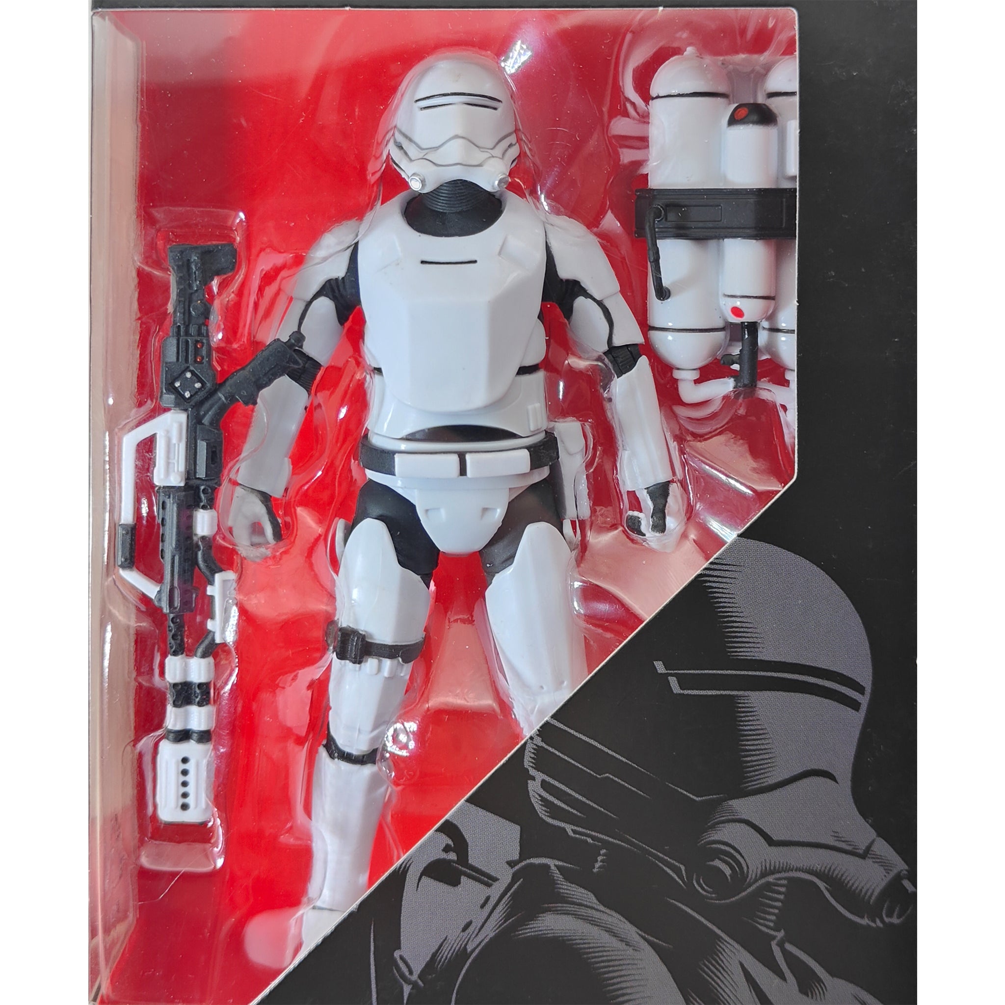 Star Wars Black Series First Order Flametrooper Hasbro Action Figure 2016 15cm – Star Wars, Hasbro, 15 cm, 2016, pre-owned collector piece, Uncanny Collectibles Dublin Ireland