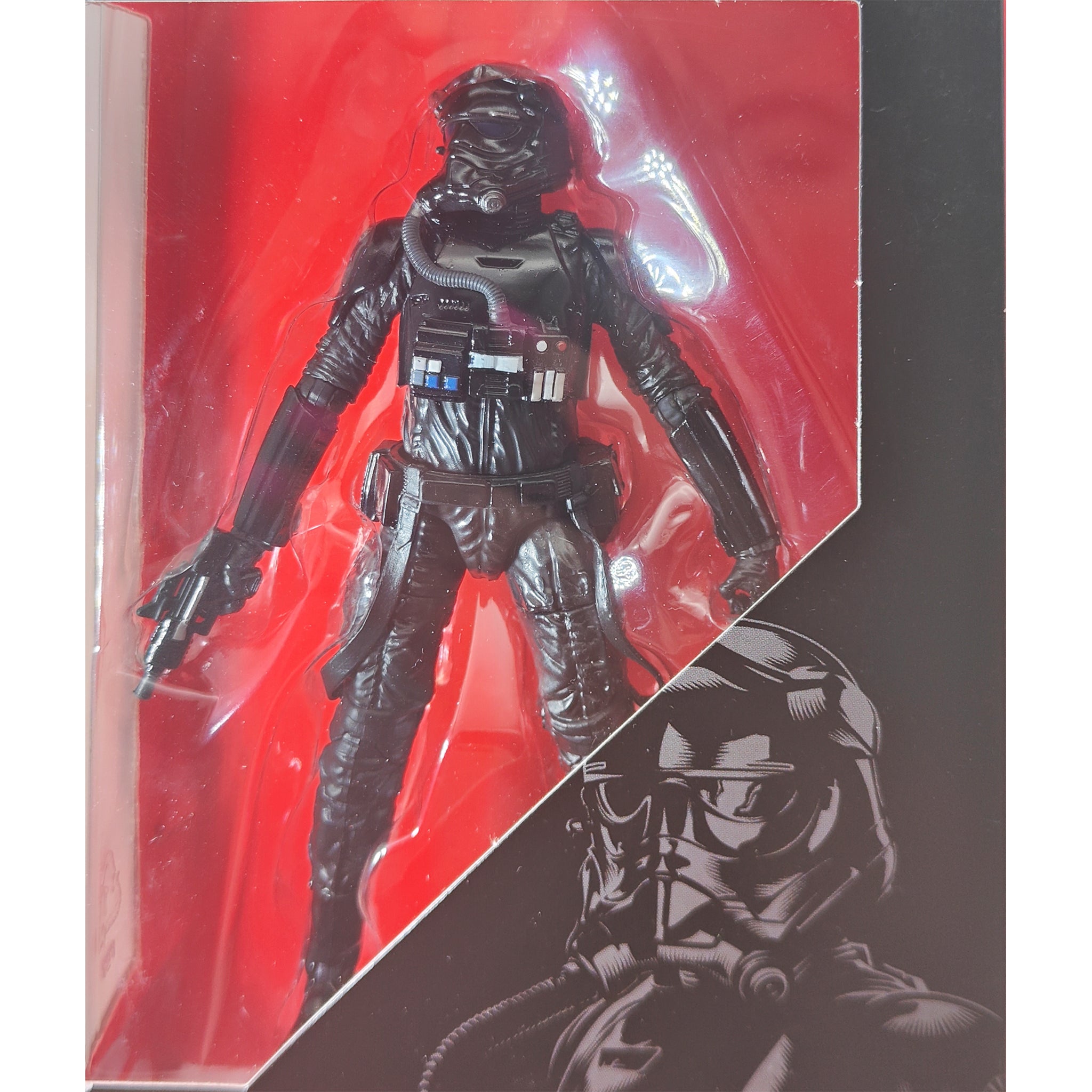 Star Wars Black Series First Order Tie Pilot Hasbro Action Figure 2015 15cm – Star Wars, Hasbro, 15 cm, 2016, pre-owned collector piece, Uncanny Collectibles Dublin Ireland