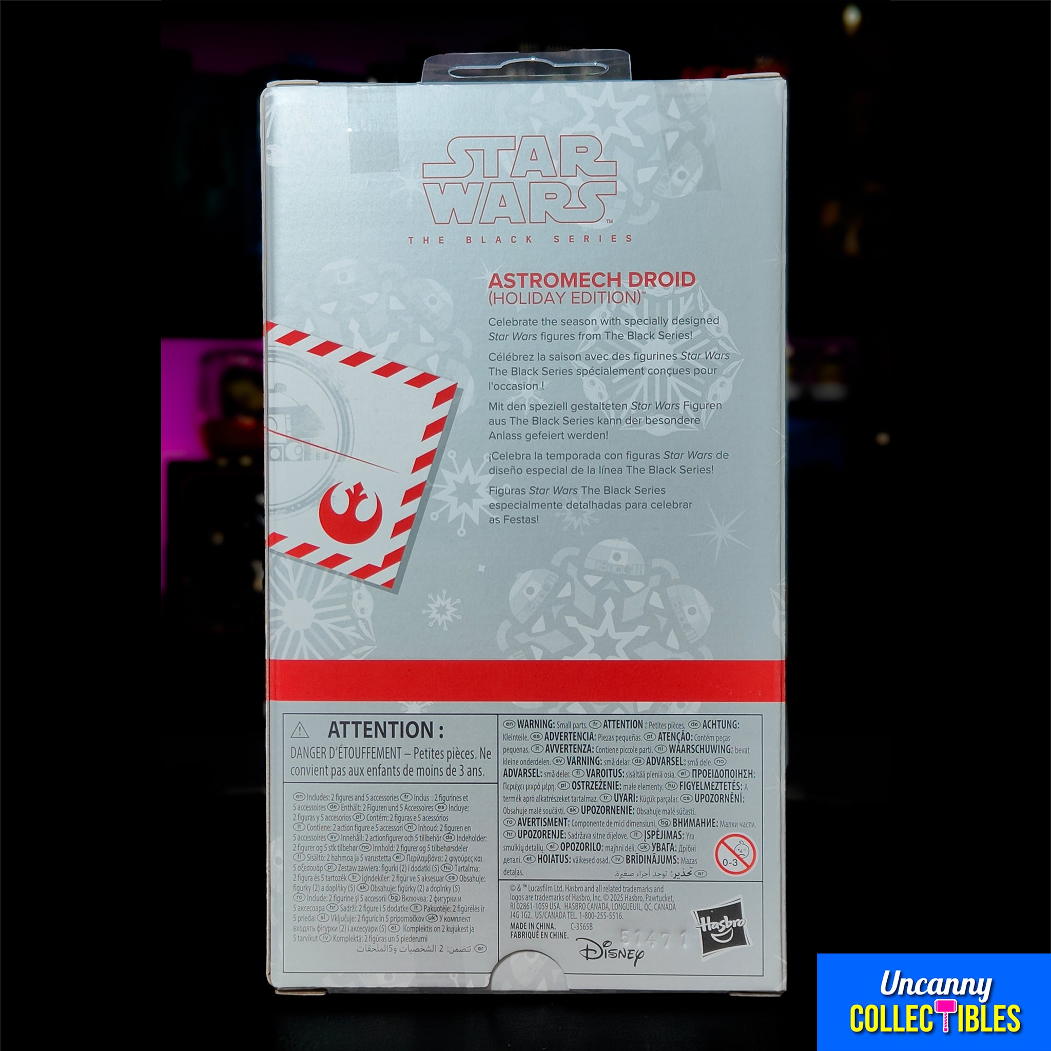 Star Wars Black Series Holiday Edition Astromech Droid Hasbro Action Figure 2025 15cm