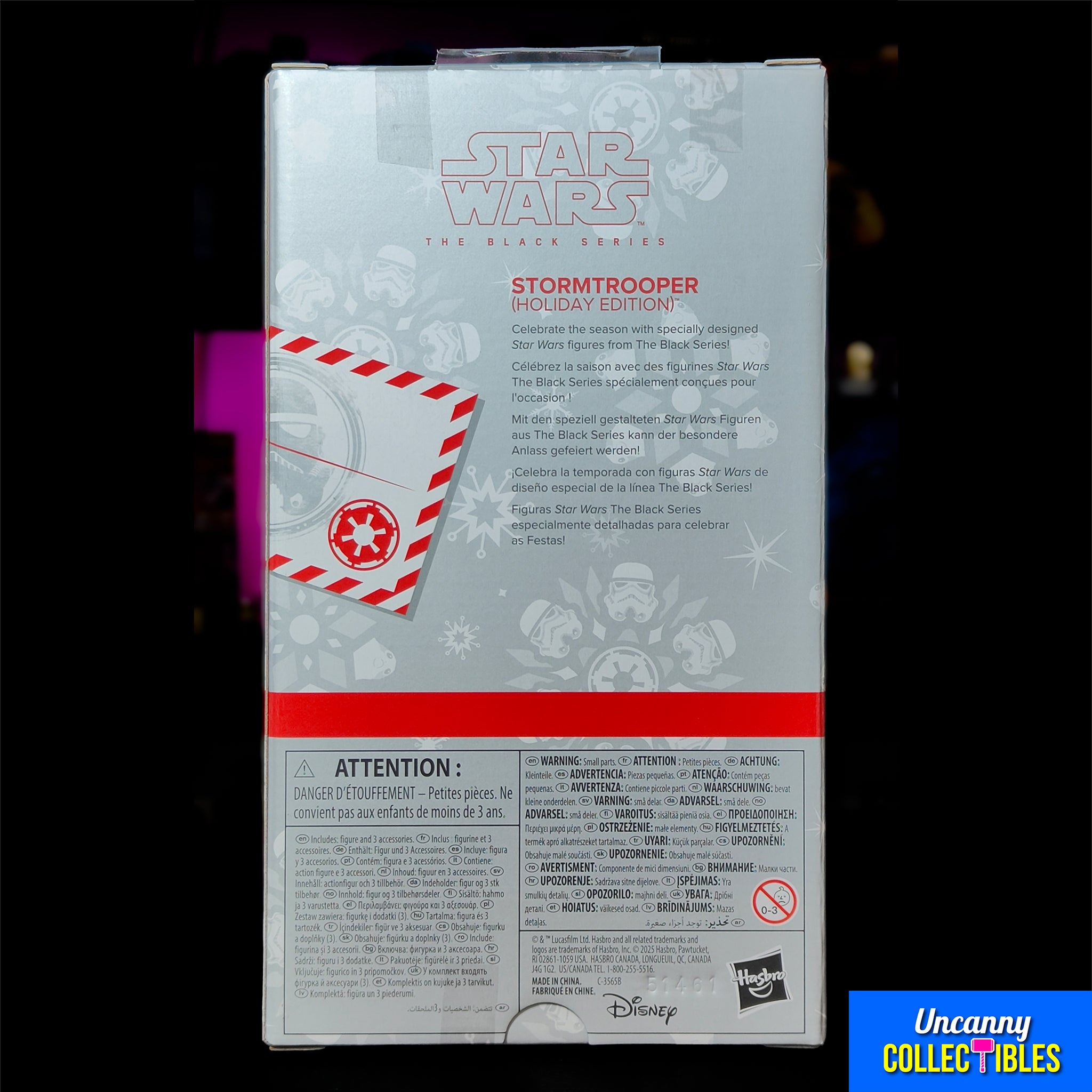 Star Wars Black Series Holiday Edition Stormtrooper Hasbro Action Figure 2025 15cm