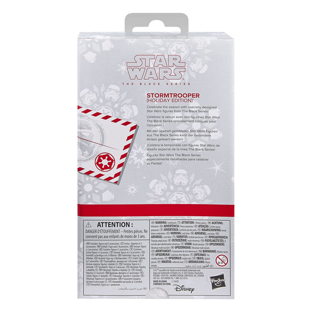 Star Wars Black Series Holiday Edition Stormtrooper Hasbro Action Figure 2025 15cm