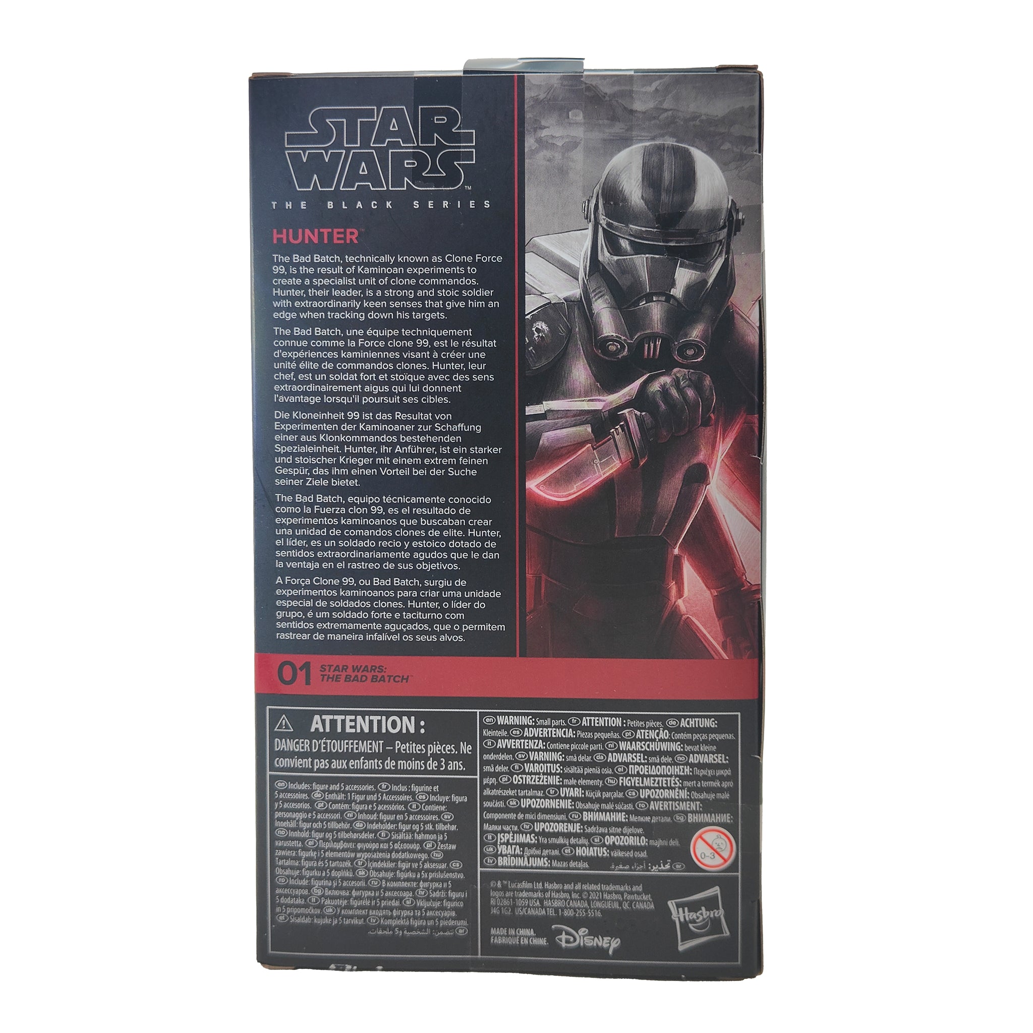 Star Wars Hunter The Bad Batch Black Series Action Figure 2021