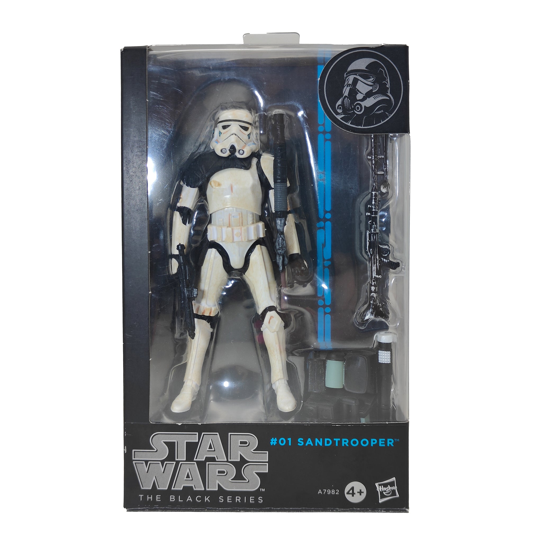 Star Wars Black Series Sandtrooper Corporal #1  Blue Wave Hasbro Action Figure 2014 15cm – Star Wars, Hasbro, 15 cm, 2014, pre-owned collector piece, Uncanny Collectibles Dublin Ireland