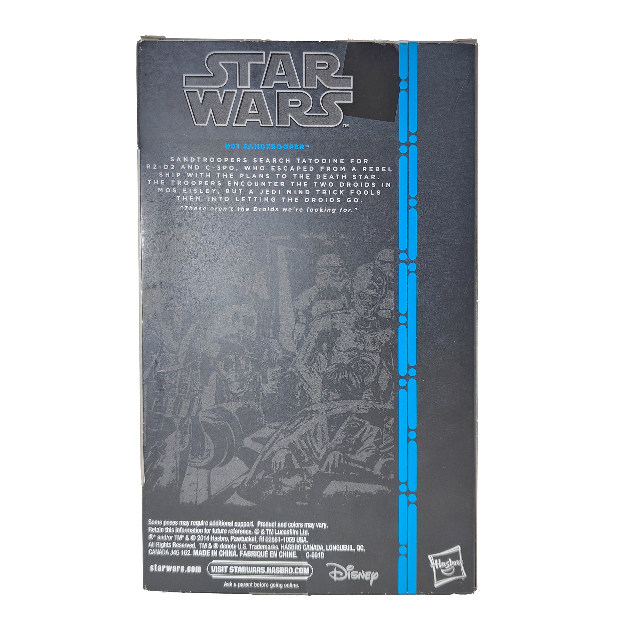 Star Wars Black Series Sandtrooper Corporal #1  Blue Wave Hasbro Action Figure 2014 15cm – Star Wars, Hasbro, 15 cm, 2014, pre-owned collector piece, Uncanny Collectibles Dublin Ireland