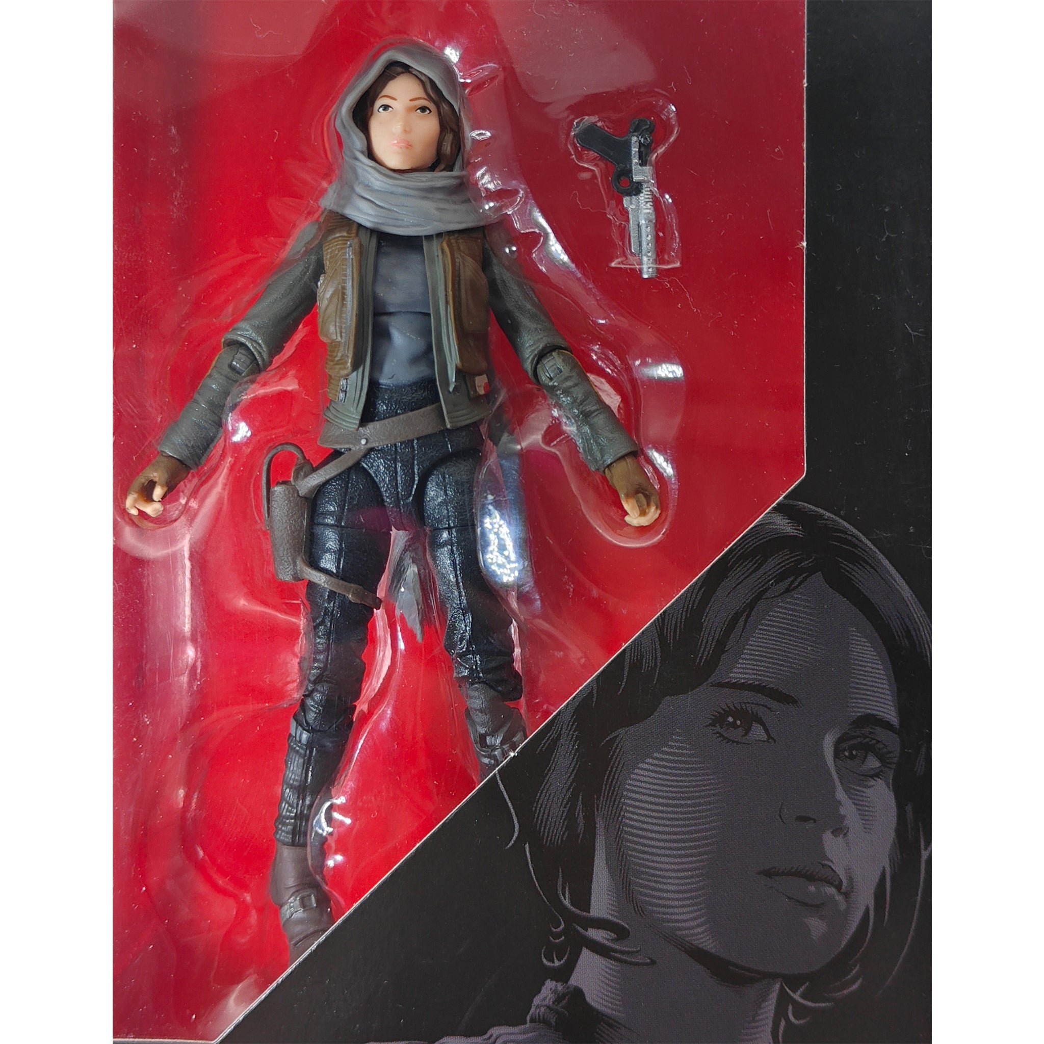 Star Wars Black Series Sergeant Jyn Erso Jedha Hasbro Action Figure 2016 15cm – Star Wars, Hasbro, 15 cm, 2016, pre-owned collector piece, Uncanny Collectibles Dublin Ireland