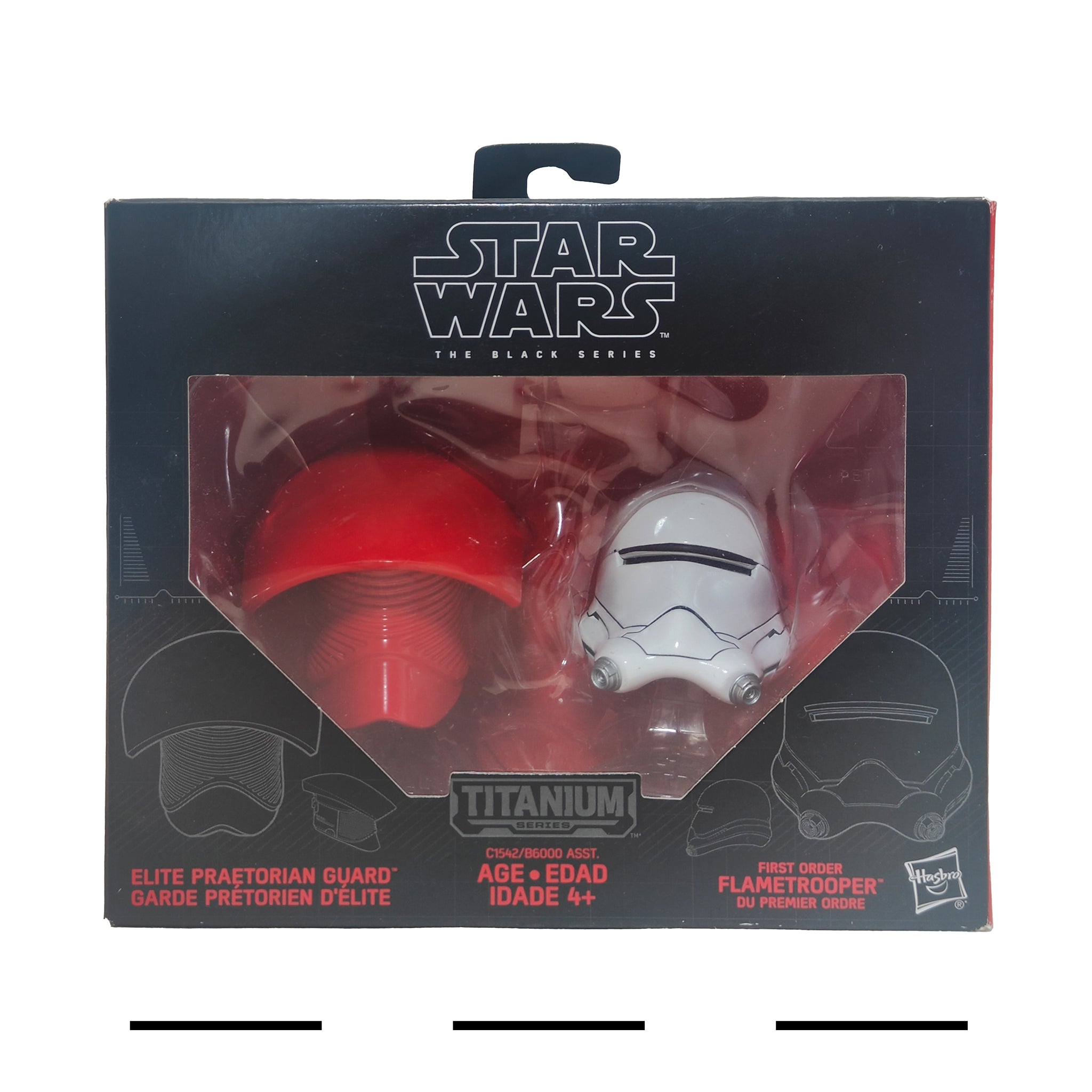 Star Wars Black Series Titanium Helmets Praetorian Guard Flametrooper Mini Replicas
