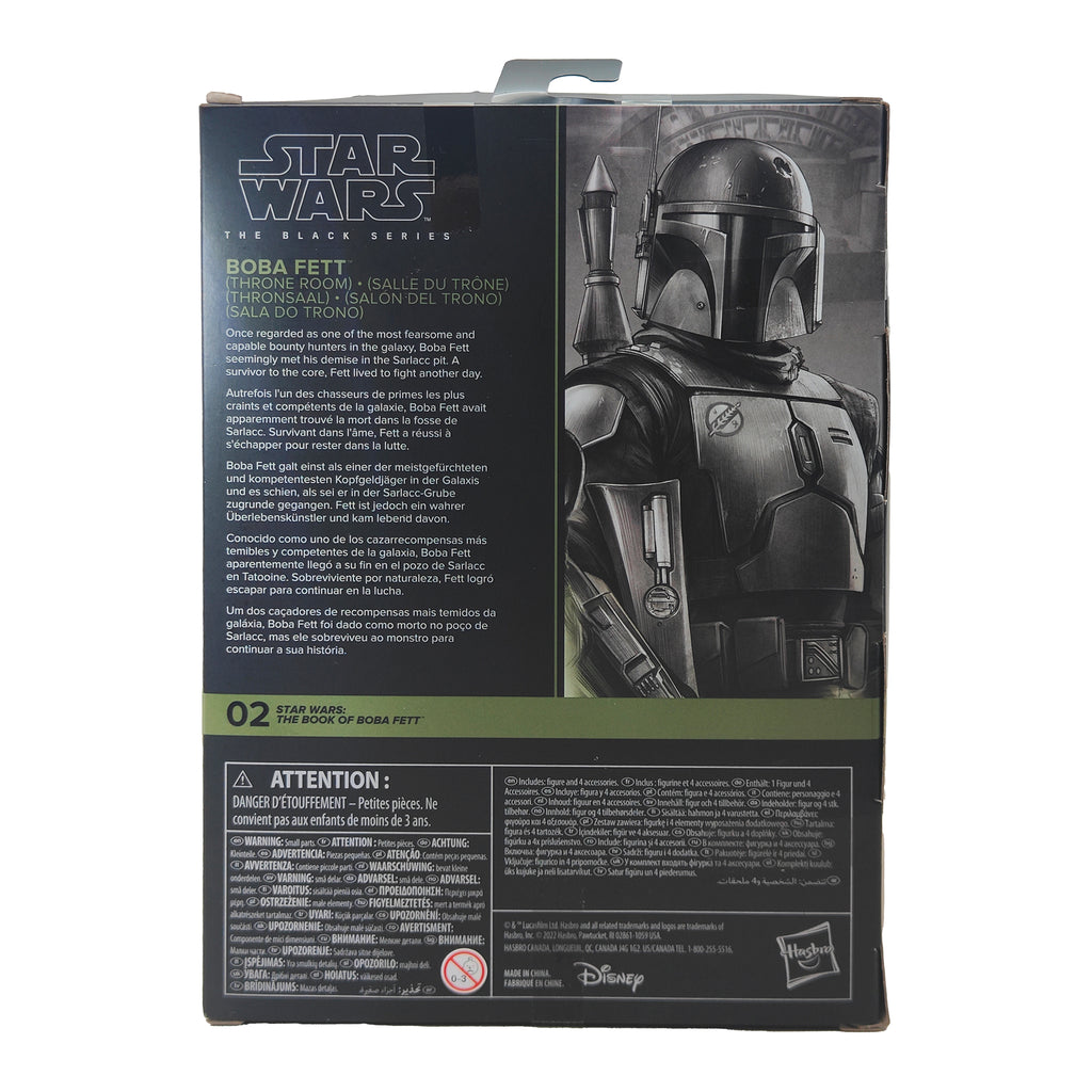 Star Wars Boba Fett Throne Room Black Series Deluxe Action Figure 2022