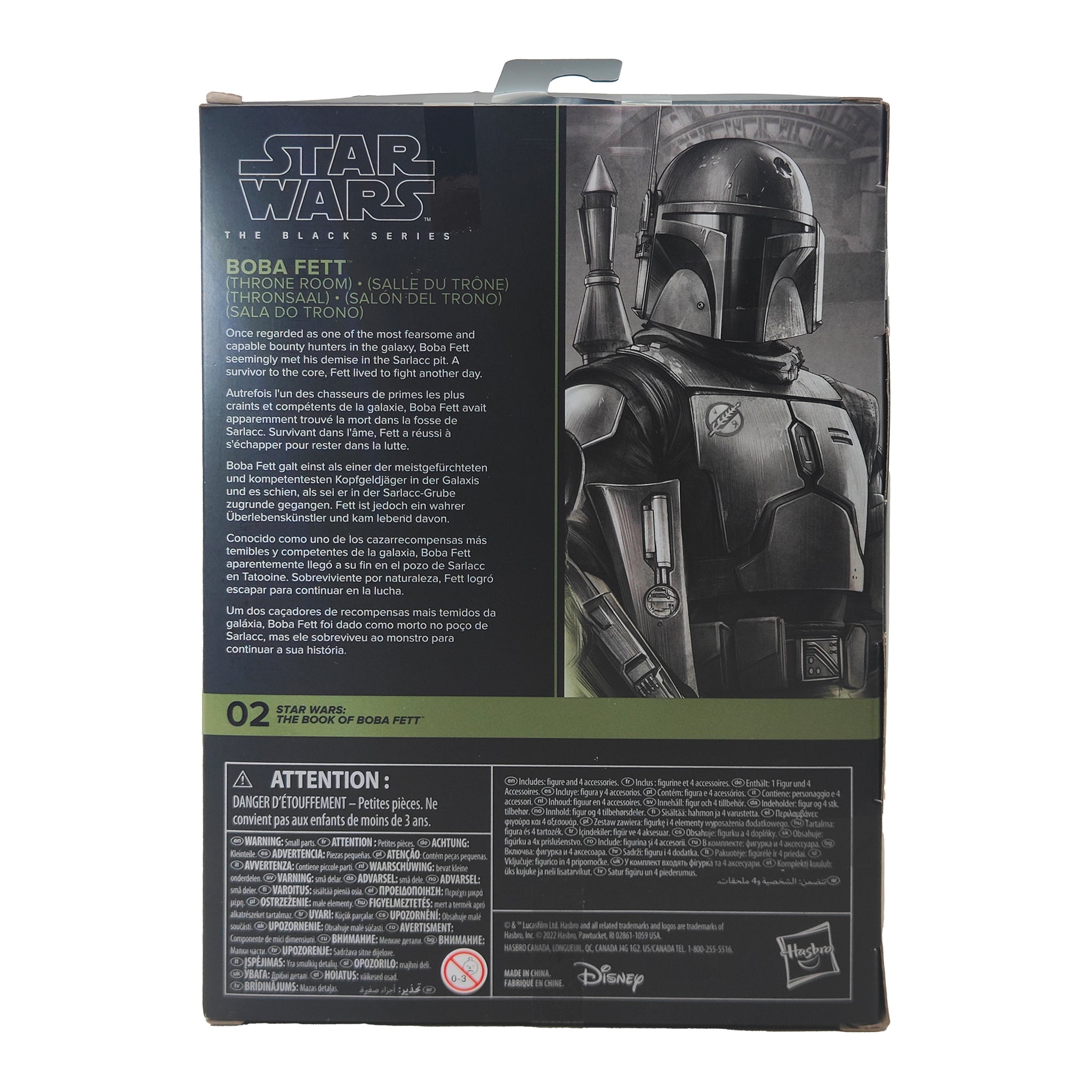 Star Wars Boba Fett Throne Room Black Series Deluxe Action Figure 2022