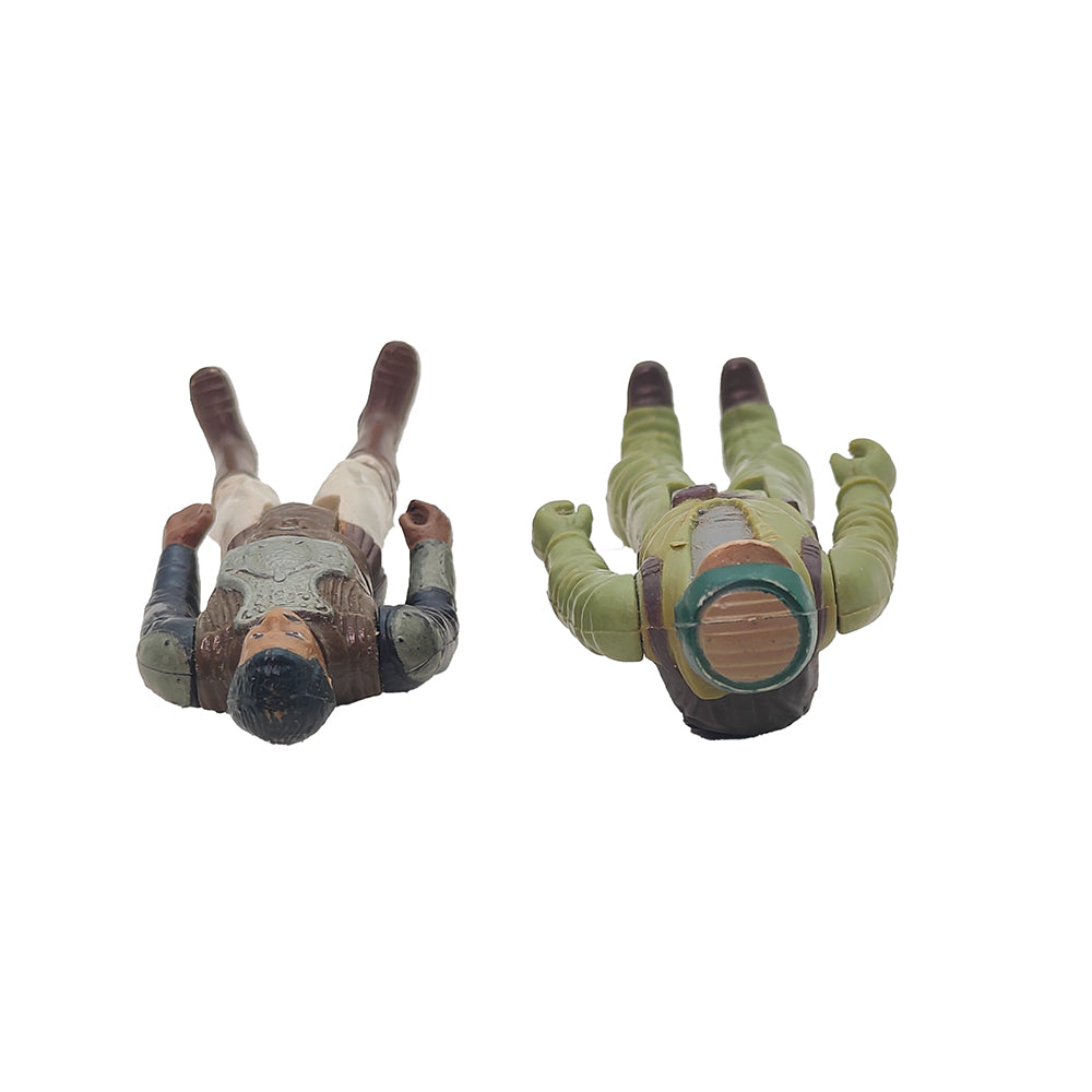 Star Wars Bundle Lando Calrissian and Rebel Commando 3.75 Inch Action Figures Kenner 1982 1983
