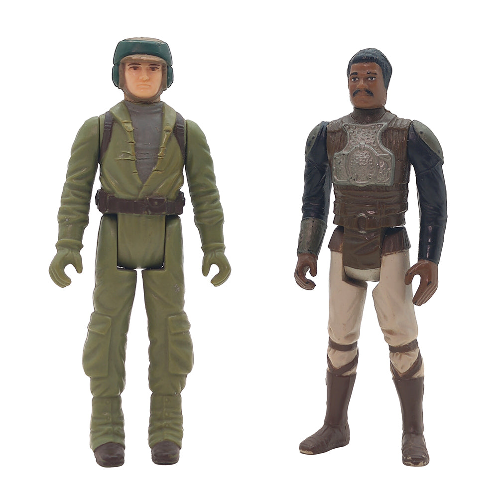 Star Wars Bundle Lando Calrissian and Rebel Commando 3.75 Inch Action Figures Kenner 1982 1983 – Star Wars, Kenner, 9.5 cm, 1982, pre-owned collector piece, Uncanny Collectibles Dublin Ireland