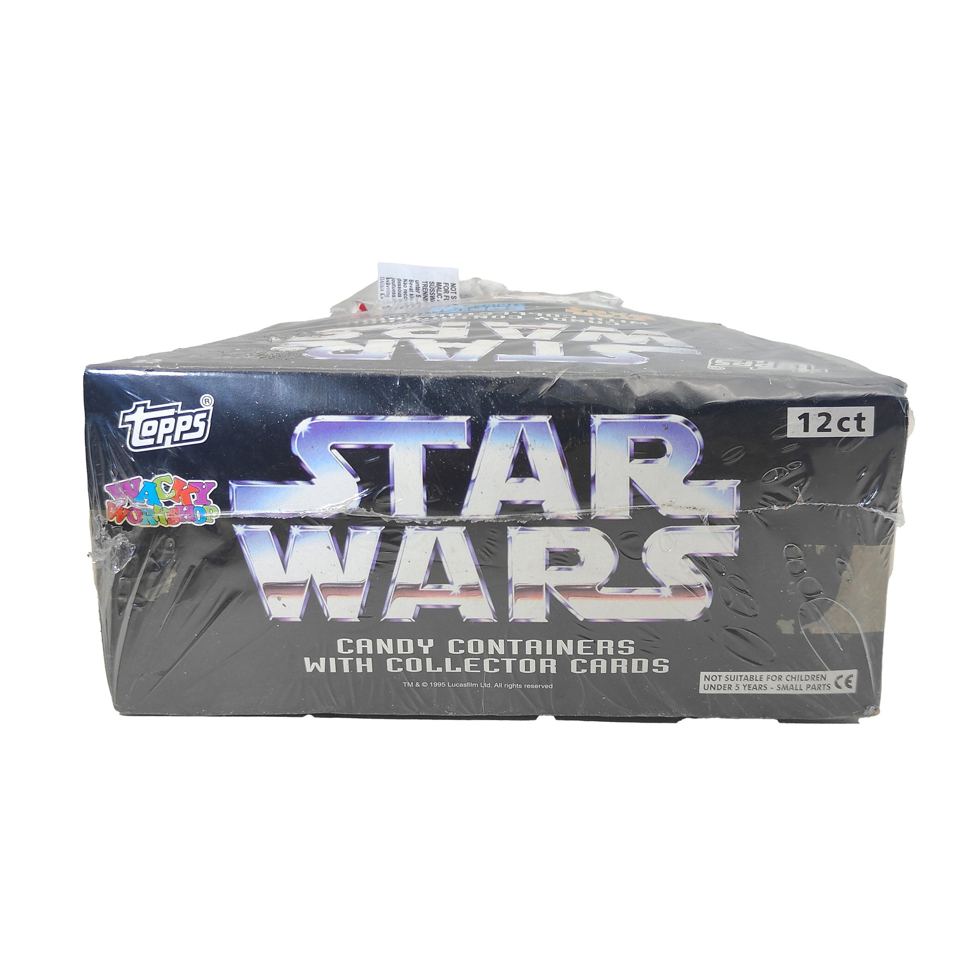 Star Wars Set Of 12 Candy Containers With Topps Collector Cards 1995