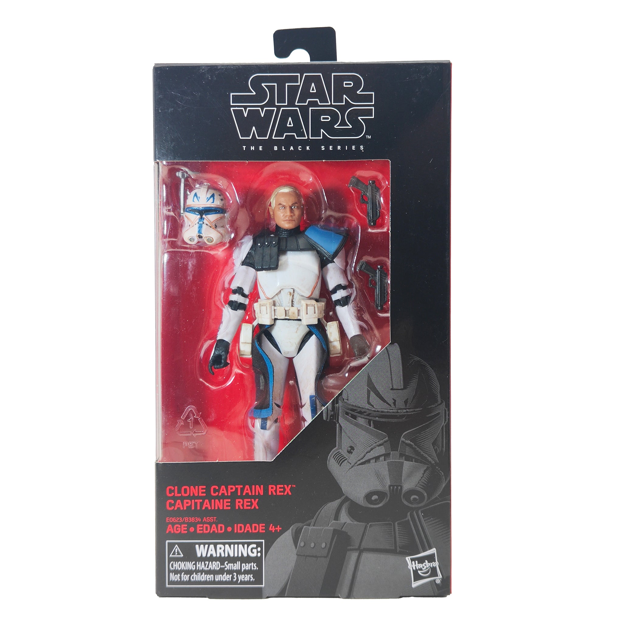 Star Wars Clone Captain Rex Black Series Hasbro Action Figure 2017