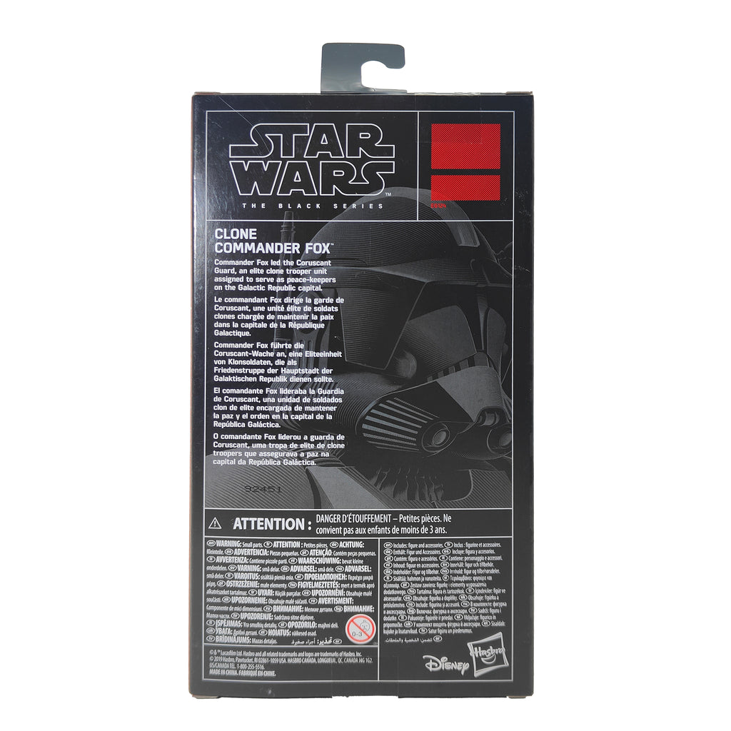 Star Wars Clone Commander Fox Black Series Hasbro Action Figure 2019