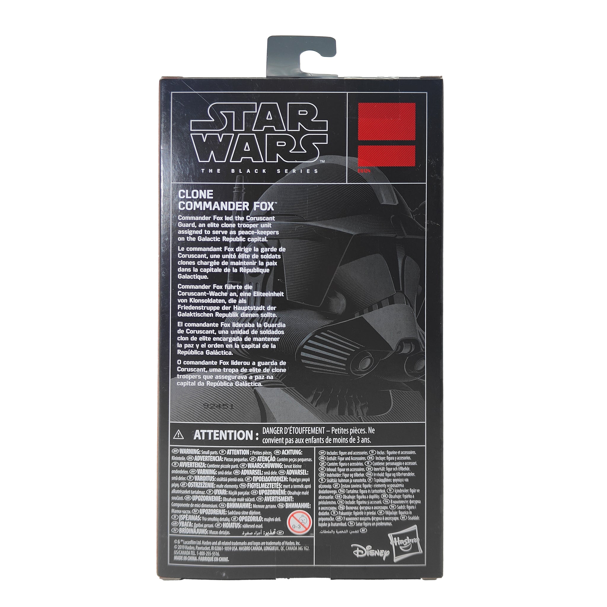 Star Wars Clone Commander Fox Black Series Hasbro Action Figure 2019