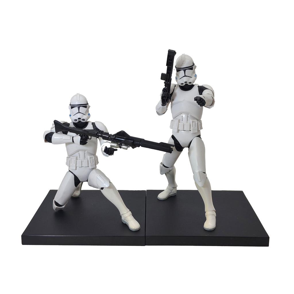 Star Wars Clone Trooper 2 Pack Kotobukiya ARTFX+ 1/10 Statue 2011 Incomplete