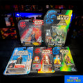 Star Wars Darth Maul Palpatine Obi Wan Luke Han 5 Figure Bundle