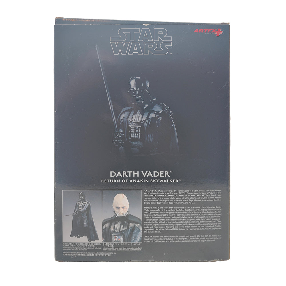 Star Wars Darth Vader Return of Anakin Skywalker ARTFX+ Kotobukiya 2024 SW133 – Star Wars, Kotobukiya, 19 cm, 2024, pre-owned collector piece, Uncanny Collectibles Dublin Ireland
