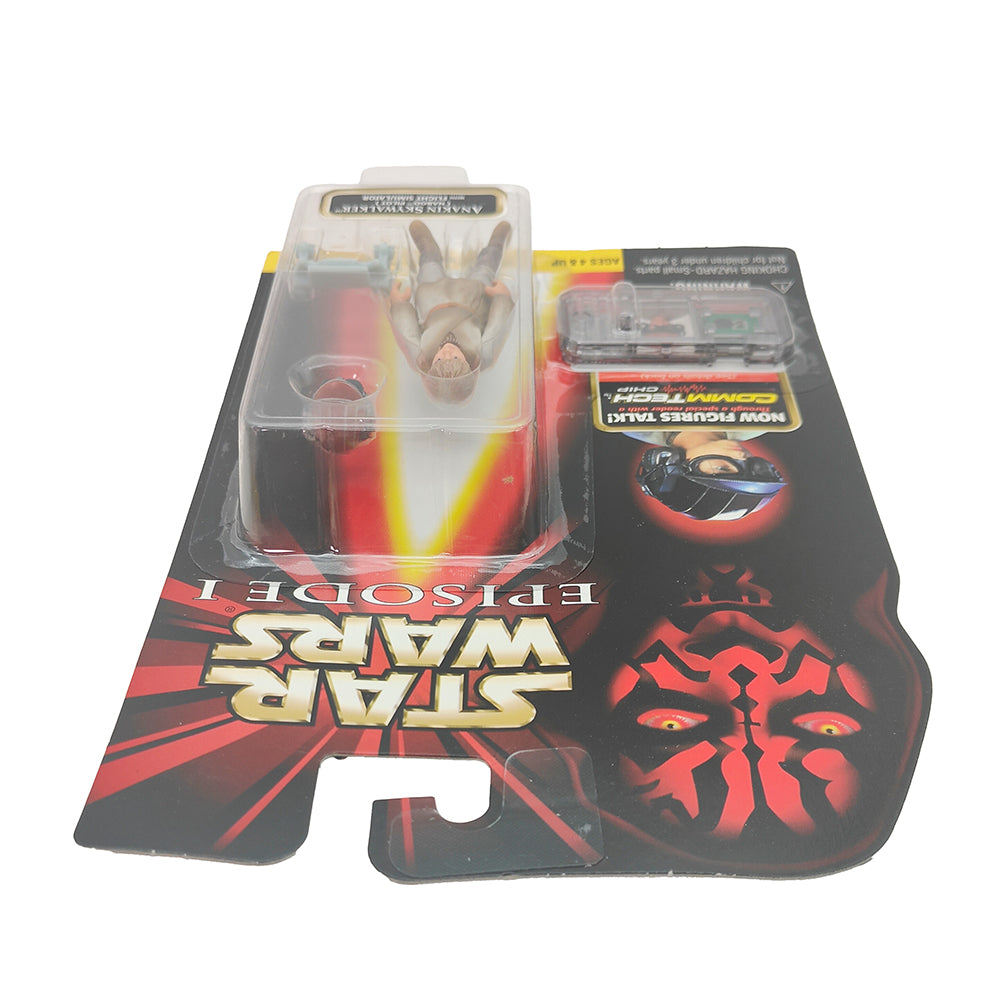 Star Wars Episode 1 Anakin Skywalker Naboo Pilot CommTech Chip 3.75 Inch Action Figure Hasbro 1999 – Star Wars, Hasbro, 9.5 cm, 1999, pre-owned collector piece, Uncanny Collectibles Dublin Ireland