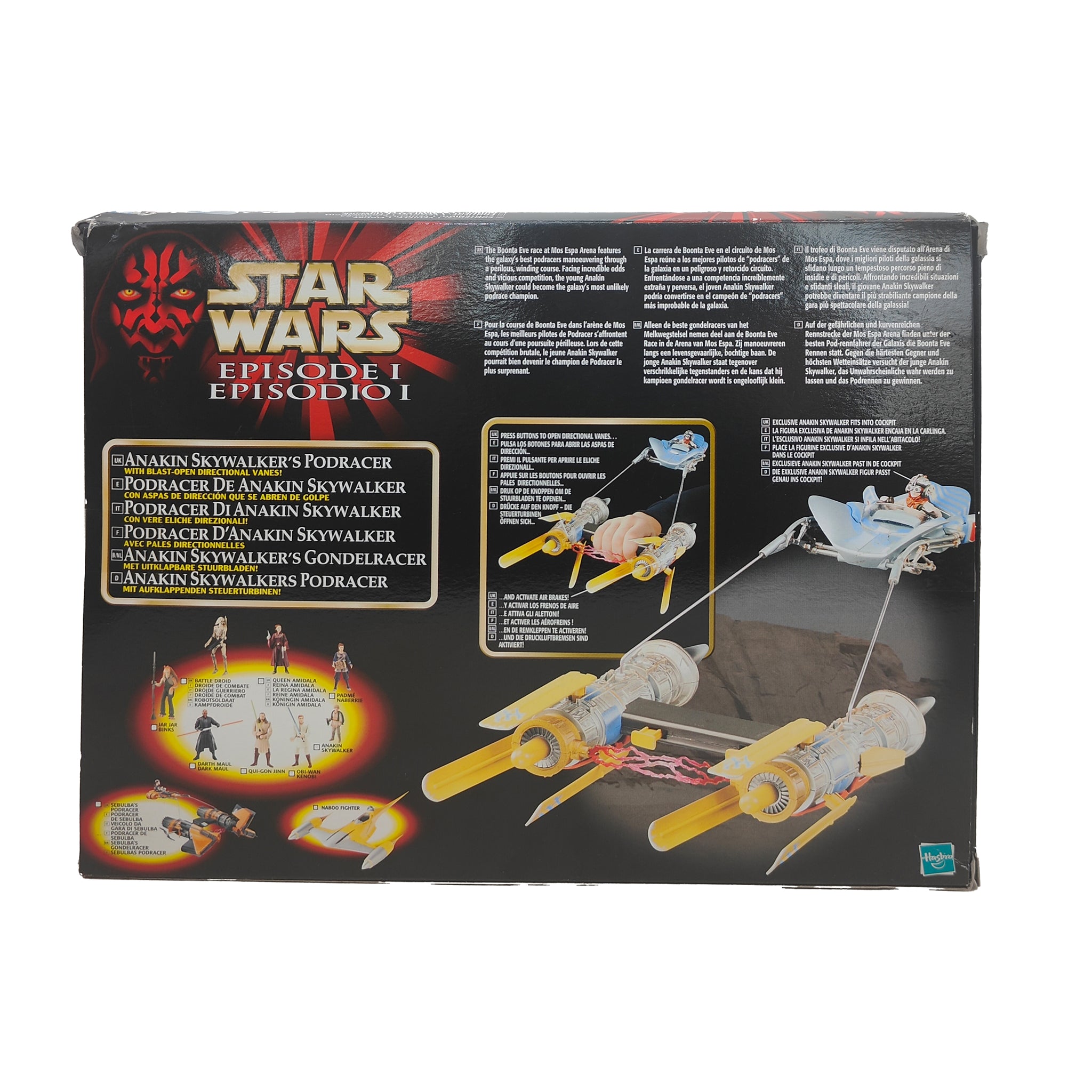 Star Wars Episode 1 Anakin Skywalkers Podracer 3.75 Inch Scale Vehicle 1999 – Star Wars, Hasbro, 9.5 cm, 1999, pre-owned collector piece, Uncanny Collectibles Dublin Ireland