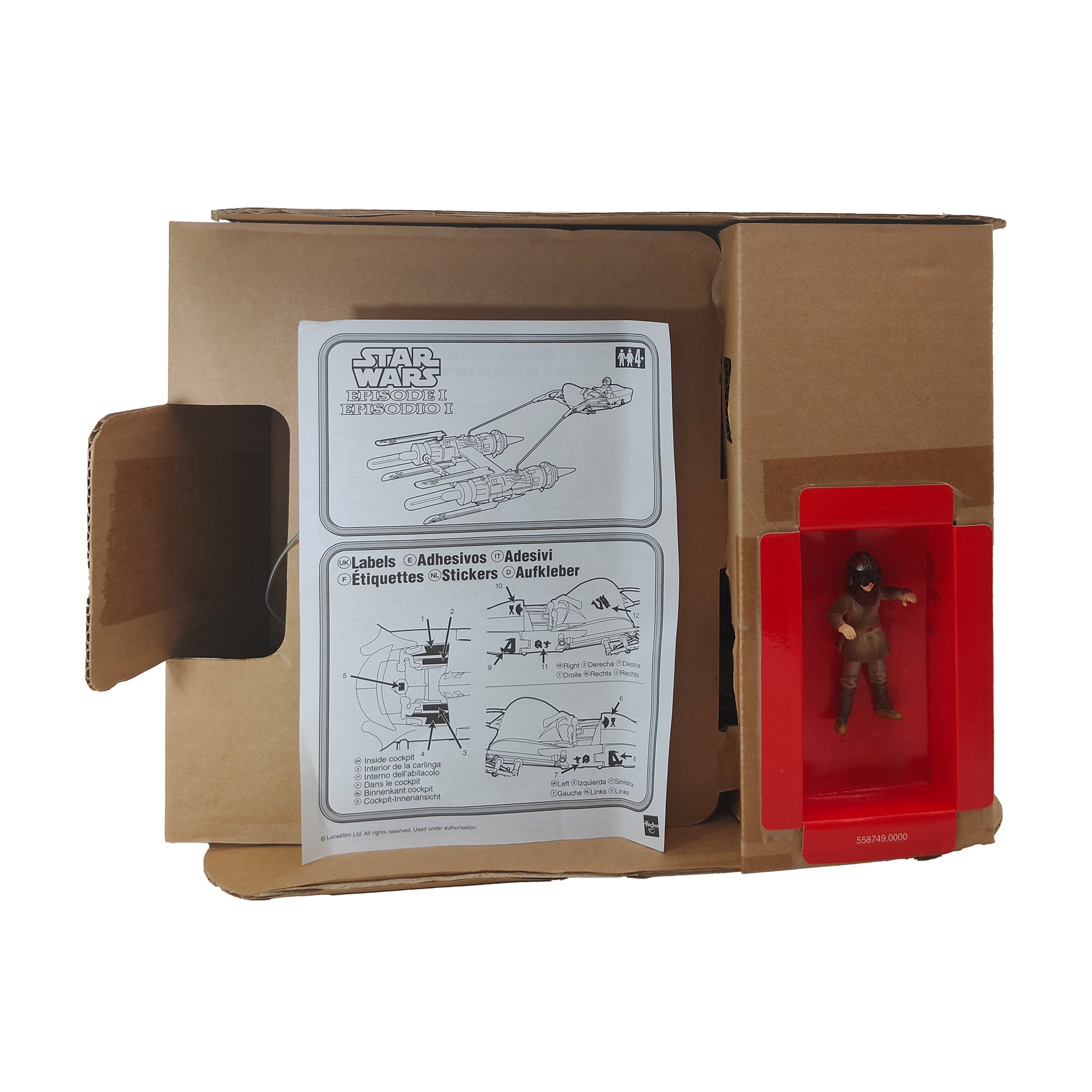 Star Wars Episode 1 Anakin Skywalkers Podracer 3.75 Inch Scale Vehicle 1999 – Star Wars, Hasbro, 9.5 cm, 1999, pre-owned collector piece, Uncanny Collectibles Dublin Ireland