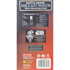 Star Wars Episode 1 Battle Droid Diecast Watch With Collectible Case 1999 – Star Wars, Vintage Brands, -, 1999, pre-owned collector piece, Uncanny Collectibles Dublin Ireland