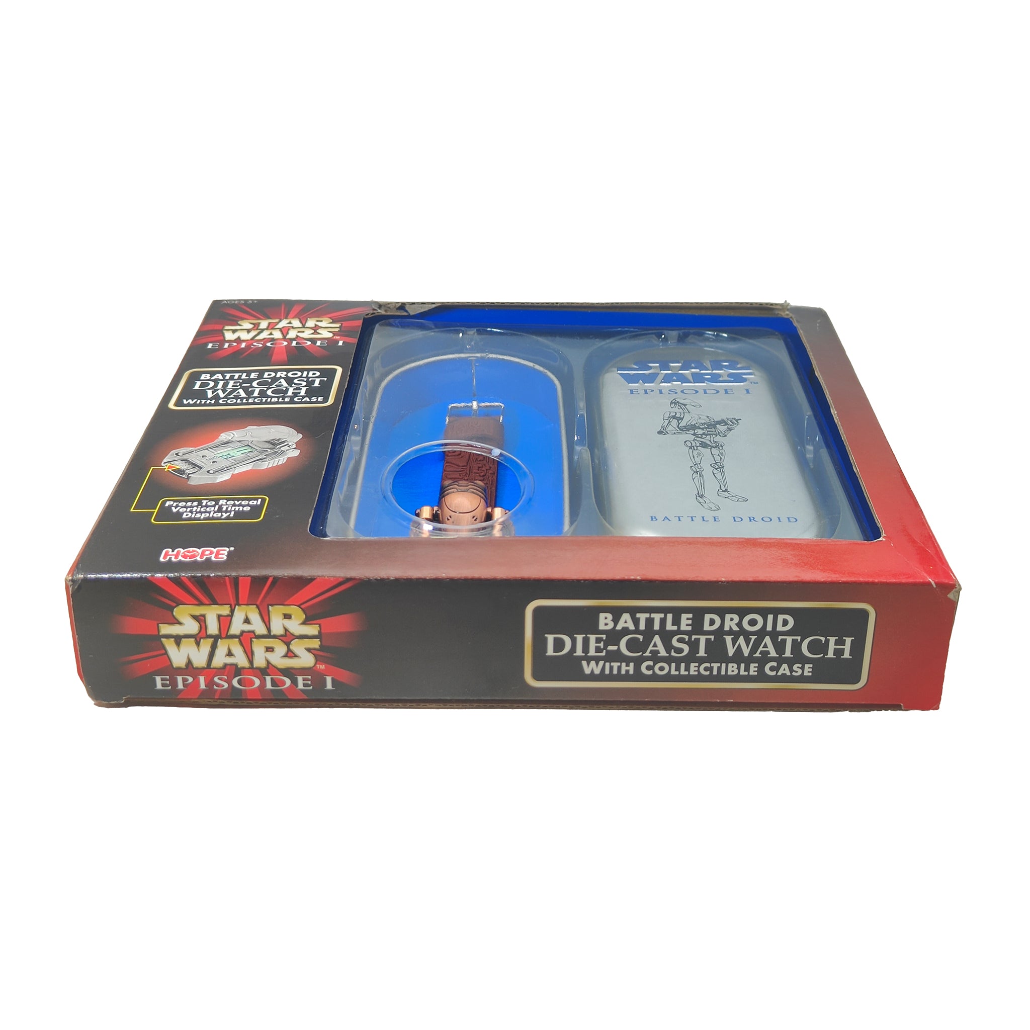 Star Wars Episode 1 Battle Droid Diecast Watch With Collectible Case 1999 – Star Wars, Vintage Brands, -, 1999, pre-owned collector piece, Uncanny Collectibles Dublin Ireland