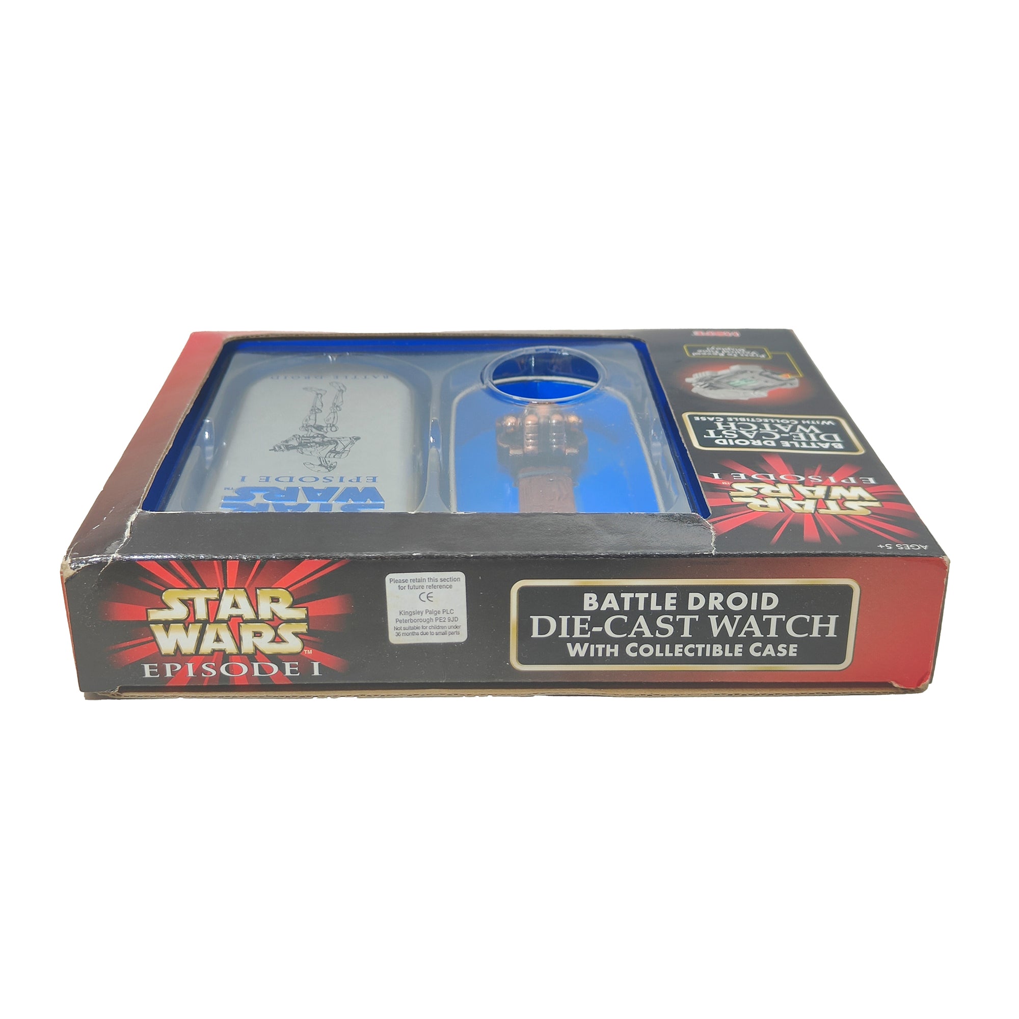 Star Wars Episode 1 Battle Droid Diecast Watch With Collectible Case 1999