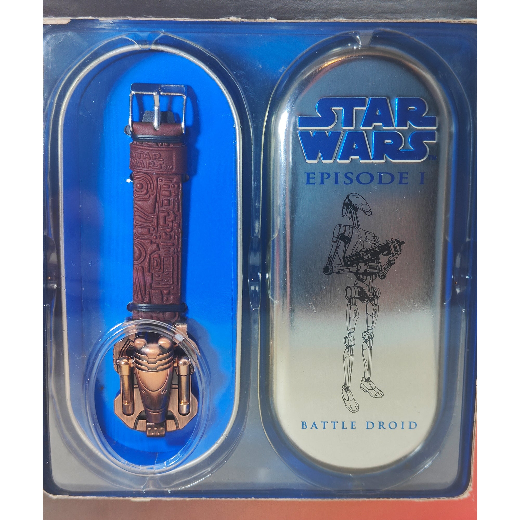 Star Wars Episode 1 Battle Droid Diecast Watch With Collectible Case 1999