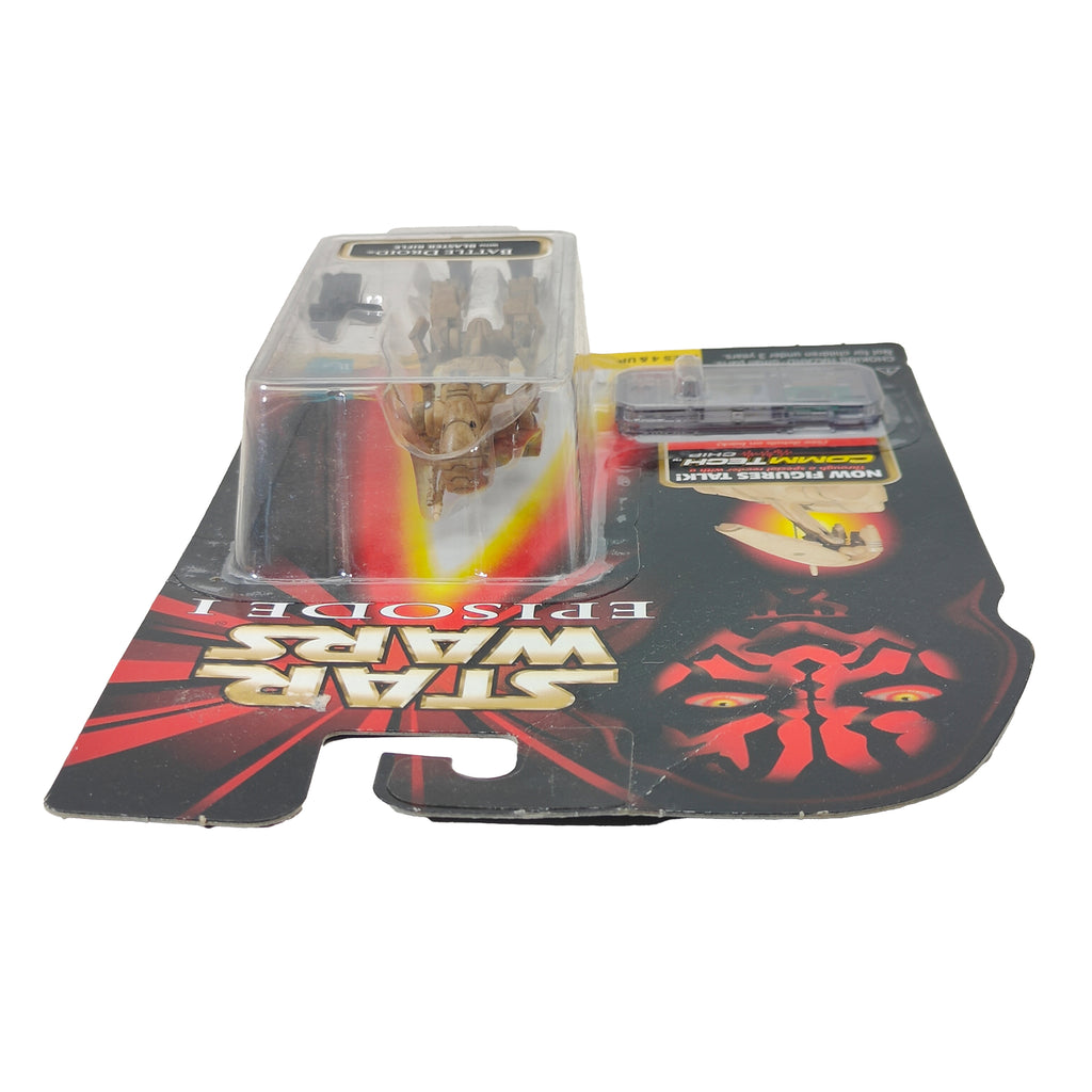 Star Wars Episode 1 Battle Droid Post Battle CommTech Chip 3.75 Inch Action Figure Hasbro 1999 – Star Wars, Hasbro, 9.5 cm, 1999, pre-owned collector piece, Uncanny Collectibles Dublin Ireland
