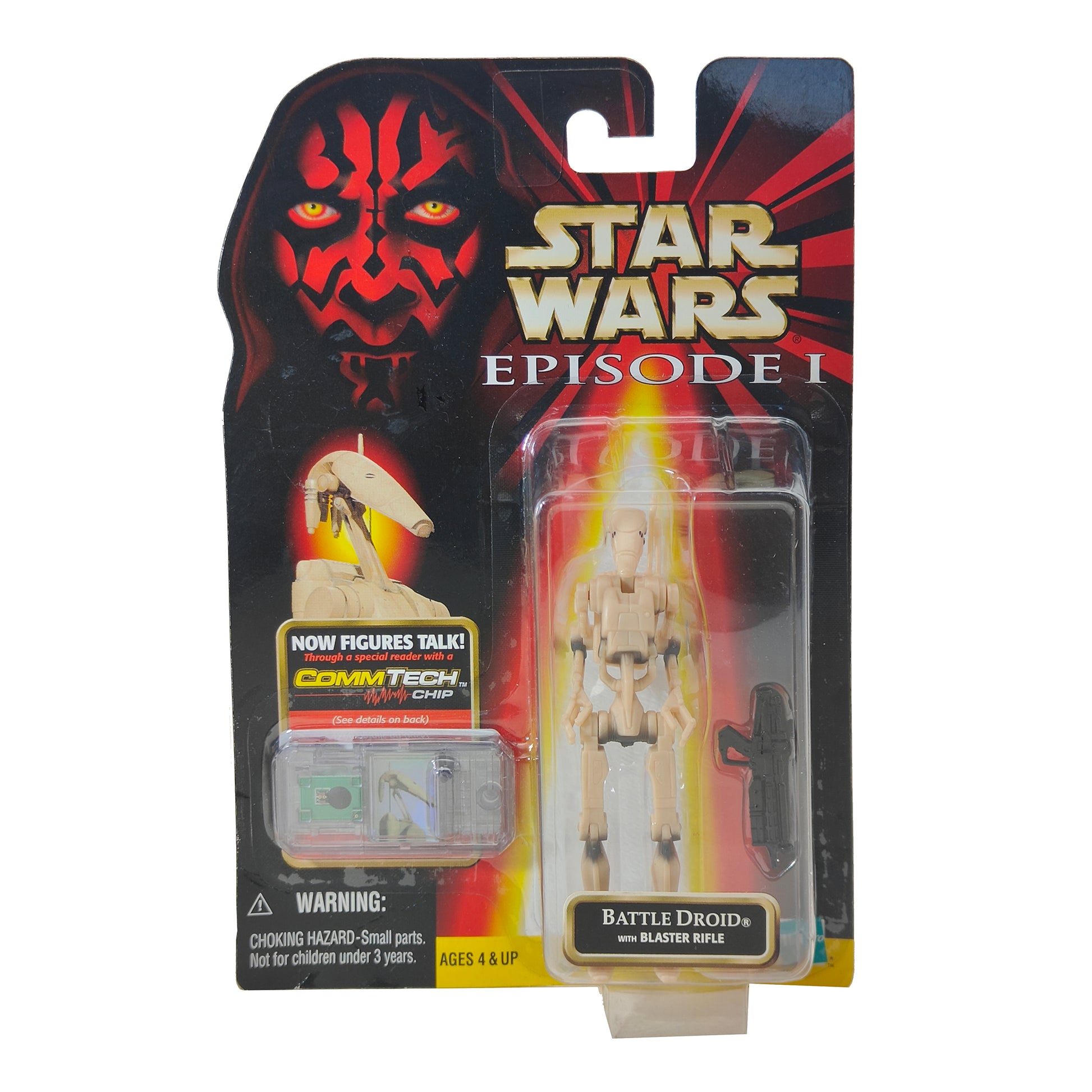 Buy Star Wars Episode 1 Battle Droid Pre Battle CommTech Chip 3.75 Inch Action Figure Hasbro 1999 online at Uncanny Collectibles - Fast Delivery from Ireland